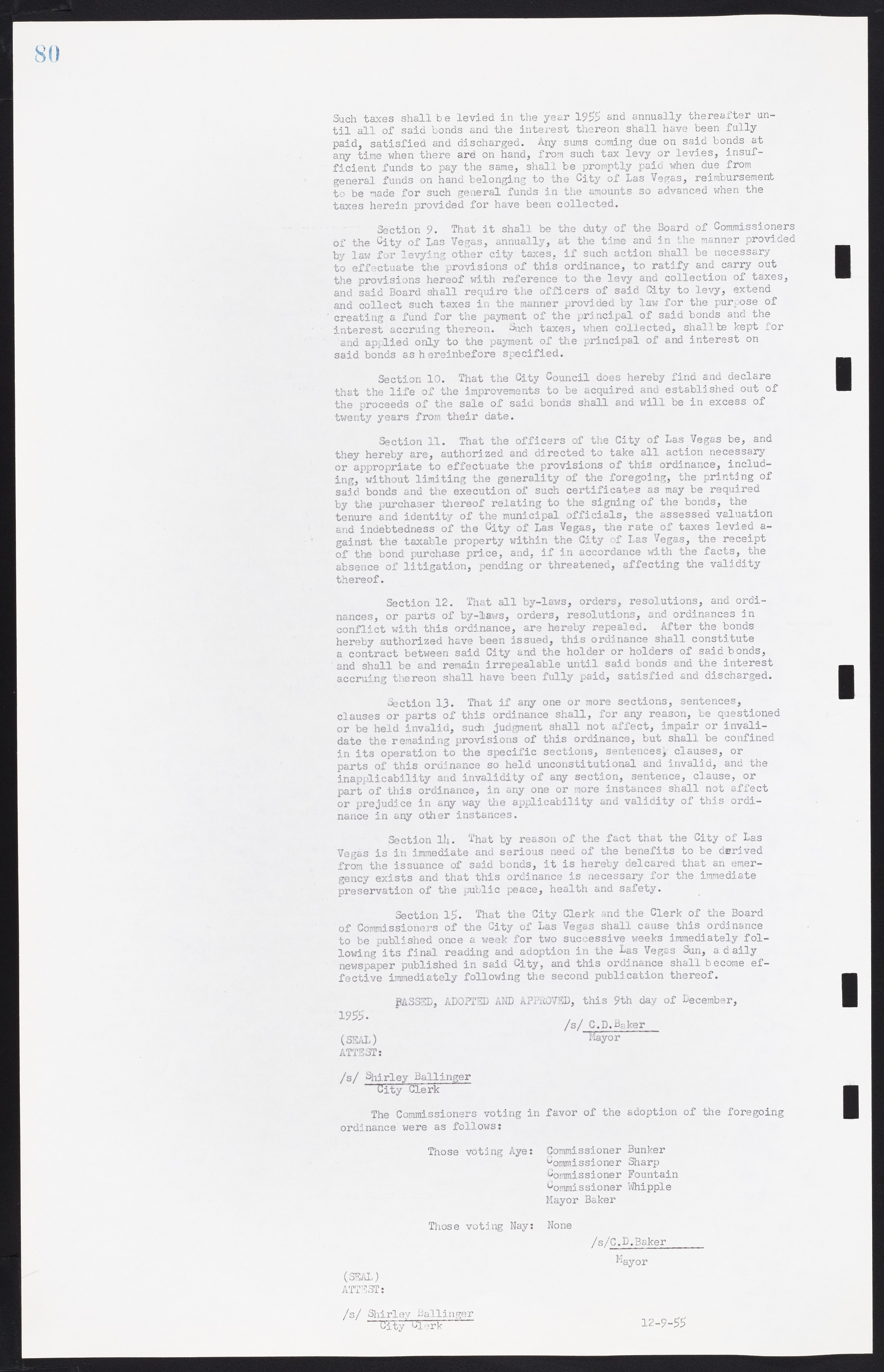 Las Vegas City Commission Minutes, September 21, 1955 to November 20, 1957, lvc000010-90