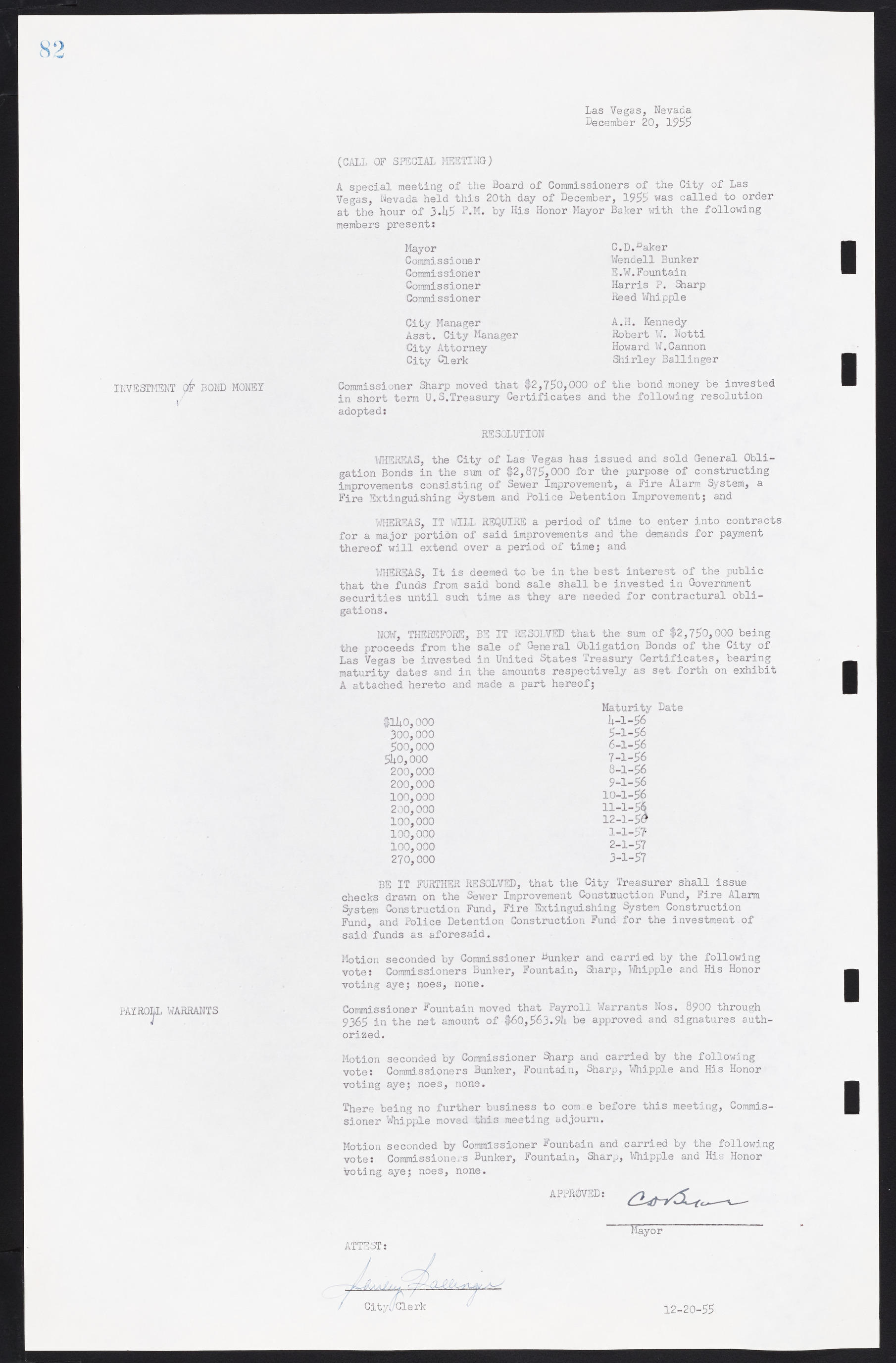 Las Vegas City Commission Minutes, September 21, 1955 to November 20, 1957, lvc000010-92