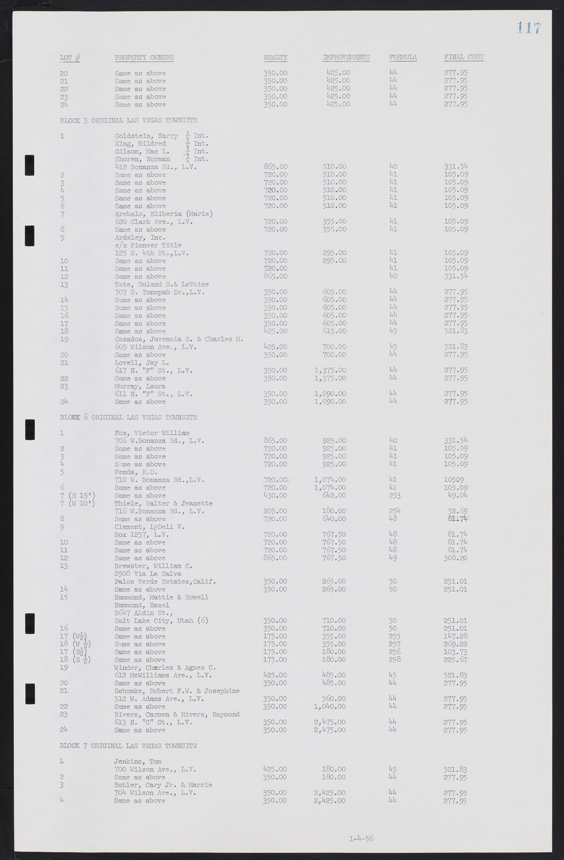 Las Vegas City Commission Minutes, September 21, 1955 to November 20, 1957, lvc000010-127