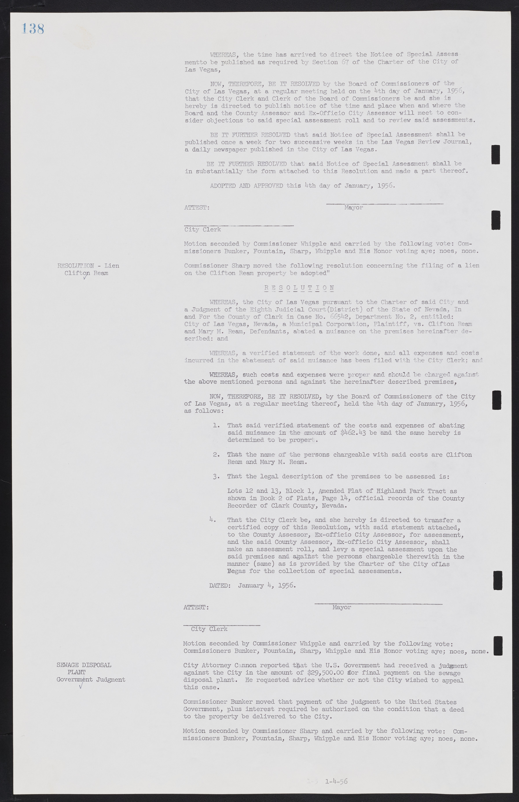 Las Vegas City Commission Minutes, September 21, 1955 to November 20, 1957, lvc000010-148