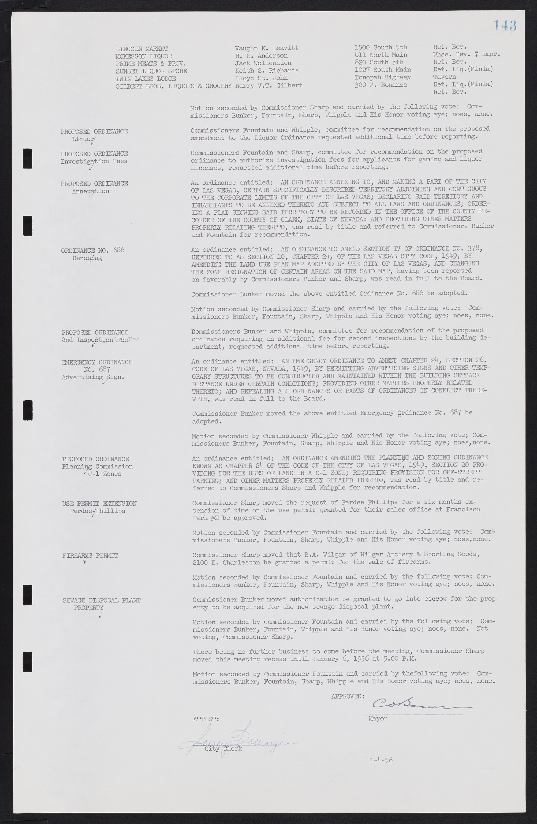Las Vegas City Commission Minutes, September 21, 1955 to November 20, 1957, lvc000010-153