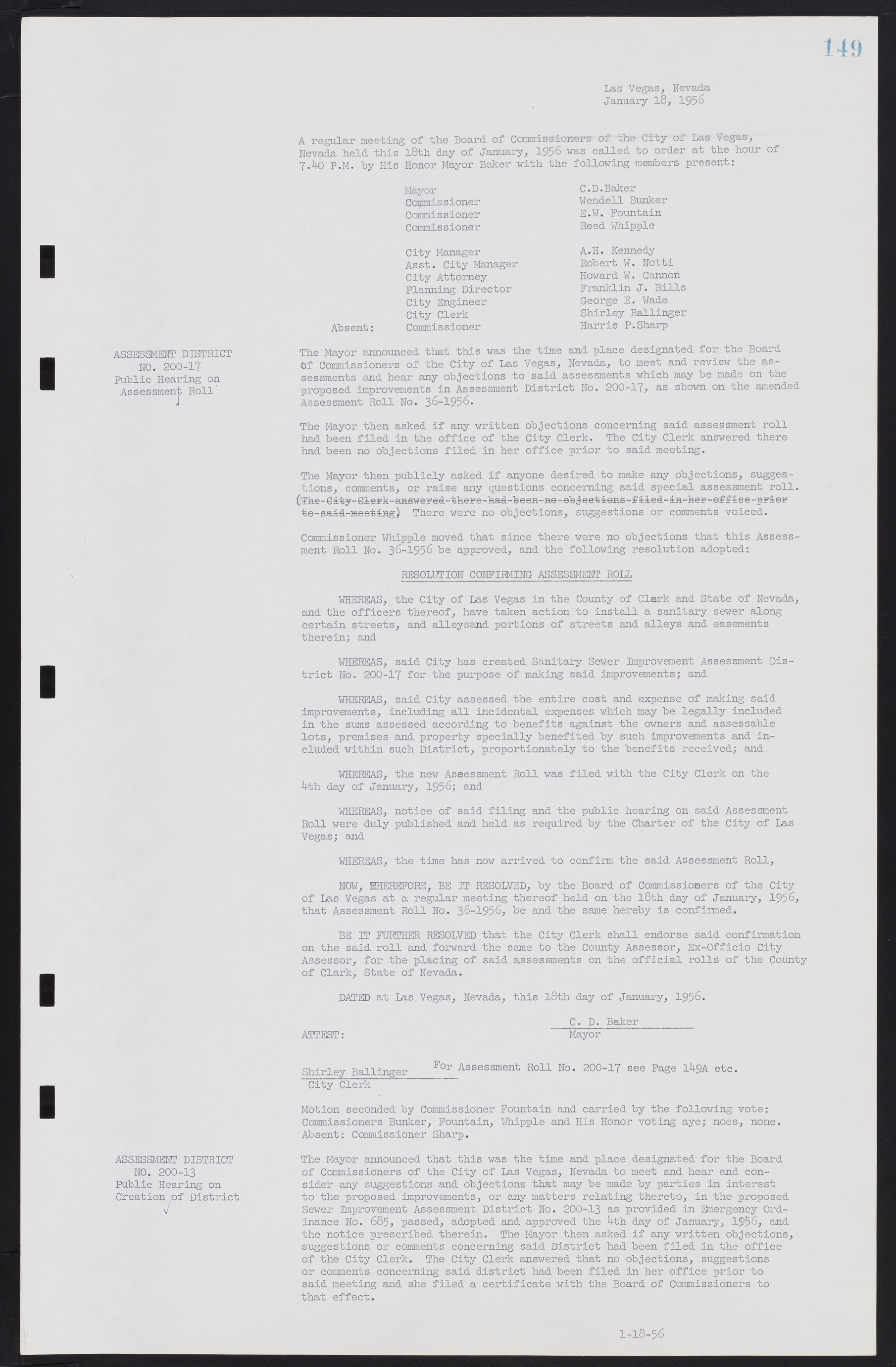 Las Vegas City Commission Minutes, September 21, 1955 to November 20, 1957, lvc000010-163