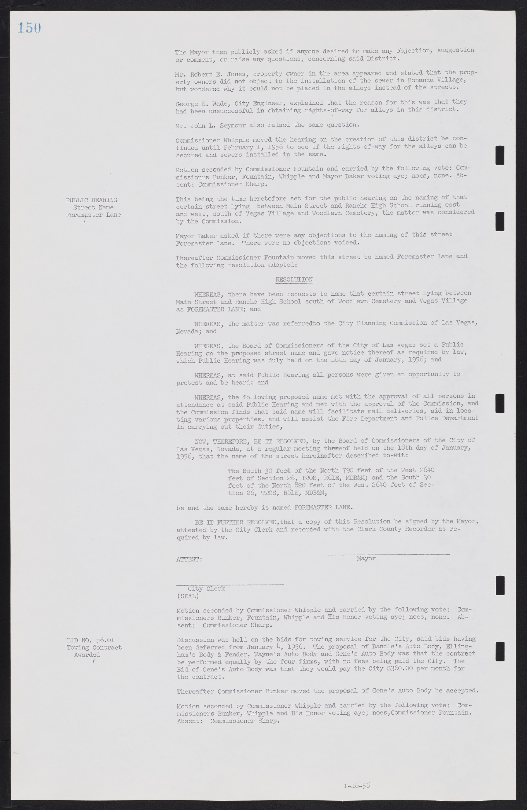 Las Vegas City Commission Minutes, September 21, 1955 to November 20, 1957, lvc000010-164