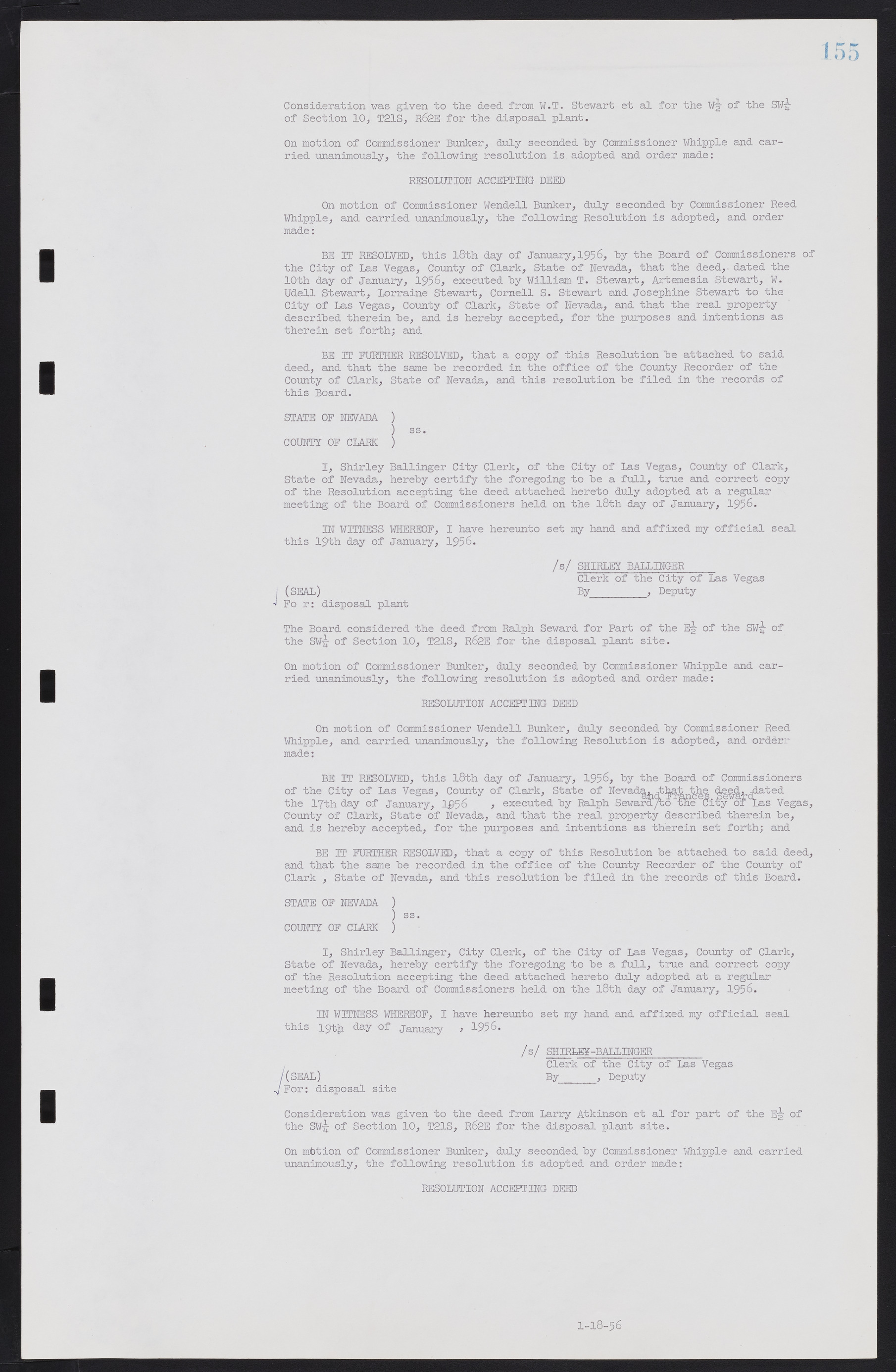 Las Vegas City Commission Minutes, September 21, 1955 to November 20, 1957, lvc000010-169