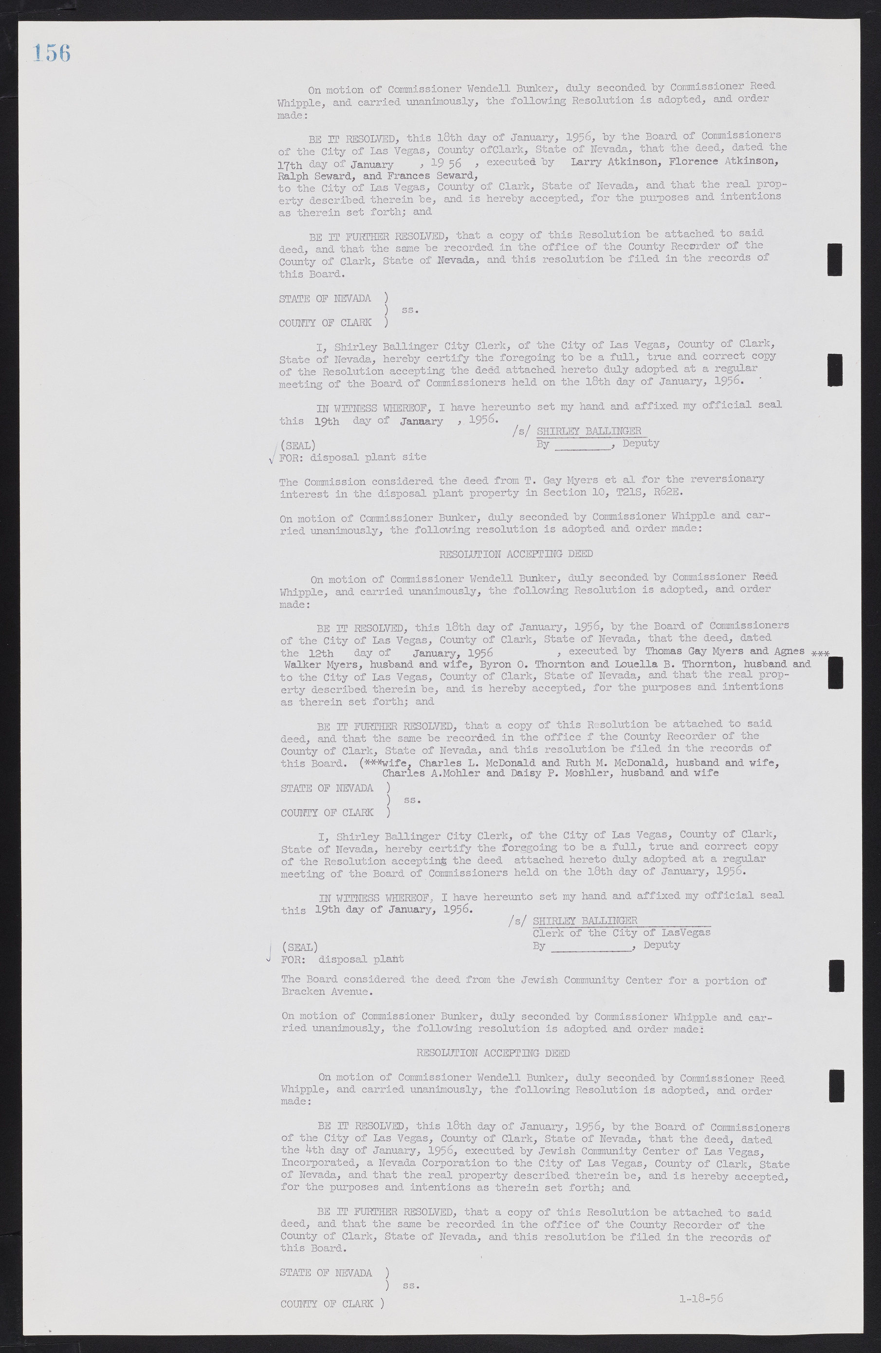 Las Vegas City Commission Minutes, September 21, 1955 to November 20, 1957, lvc000010-170