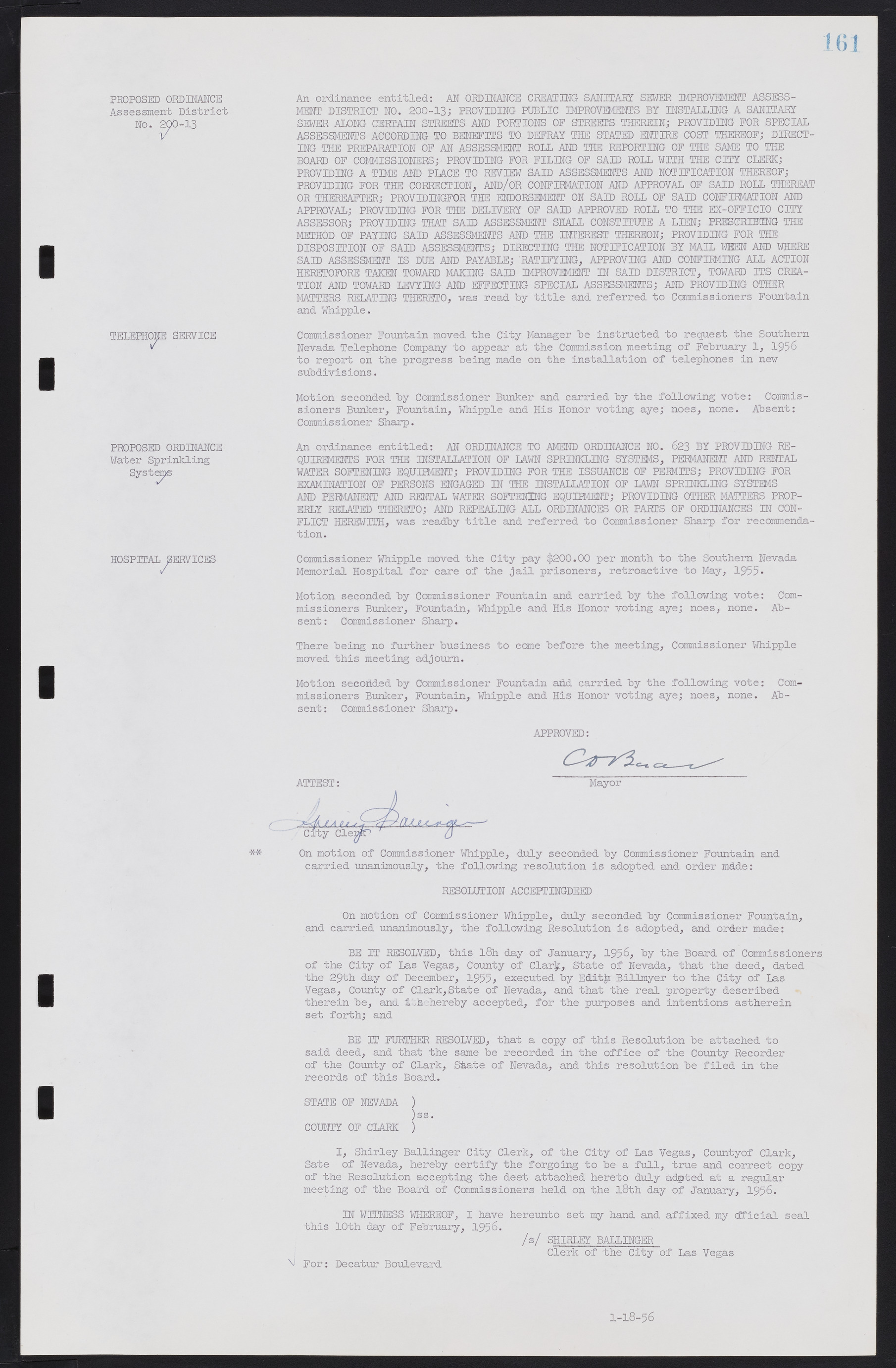 Las Vegas City Commission Minutes, September 21, 1955 to November 20, 1957, lvc000010-175