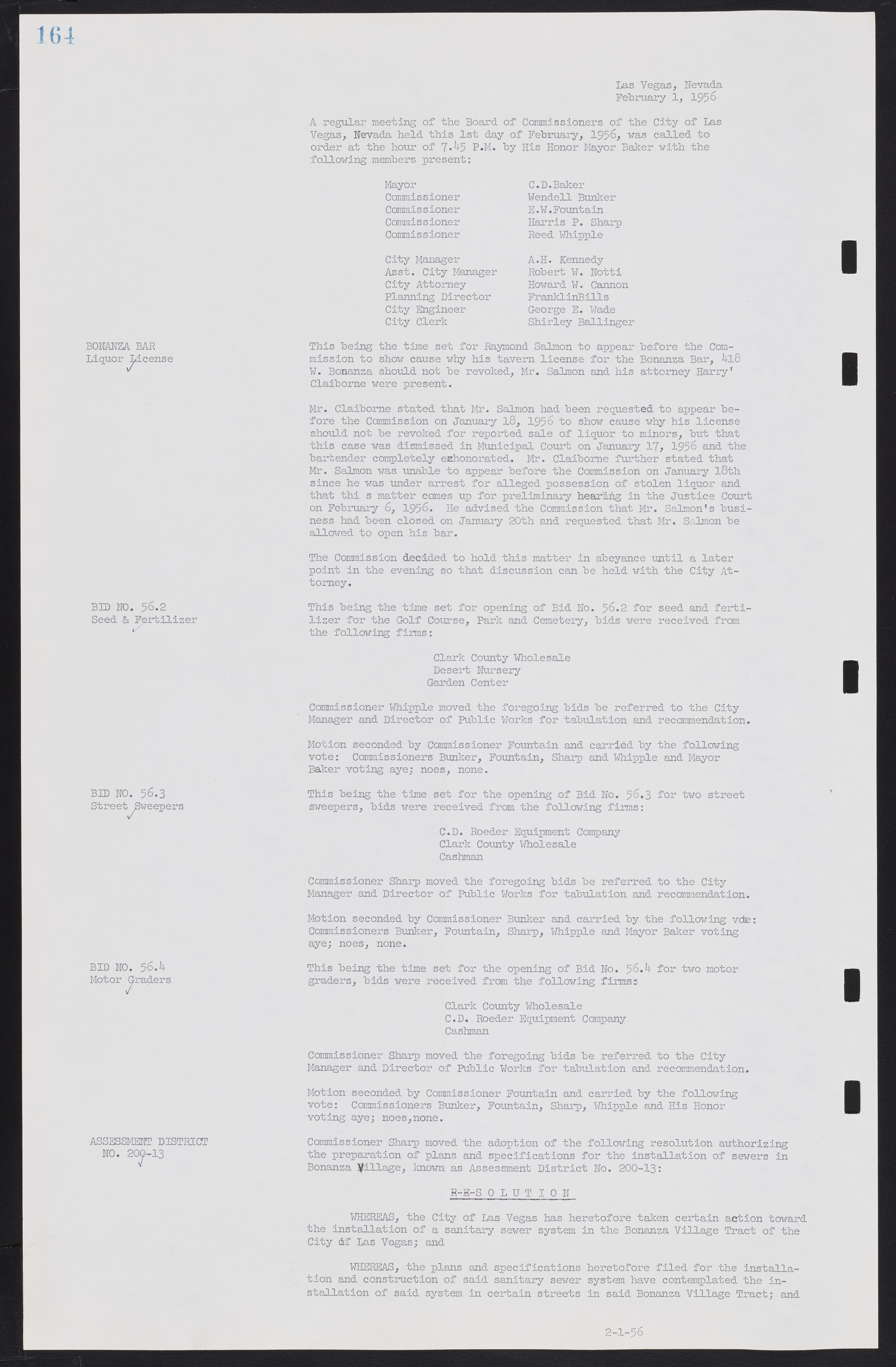 Las Vegas City Commission Minutes, September 21, 1955 to November 20, 1957, lvc000010-180