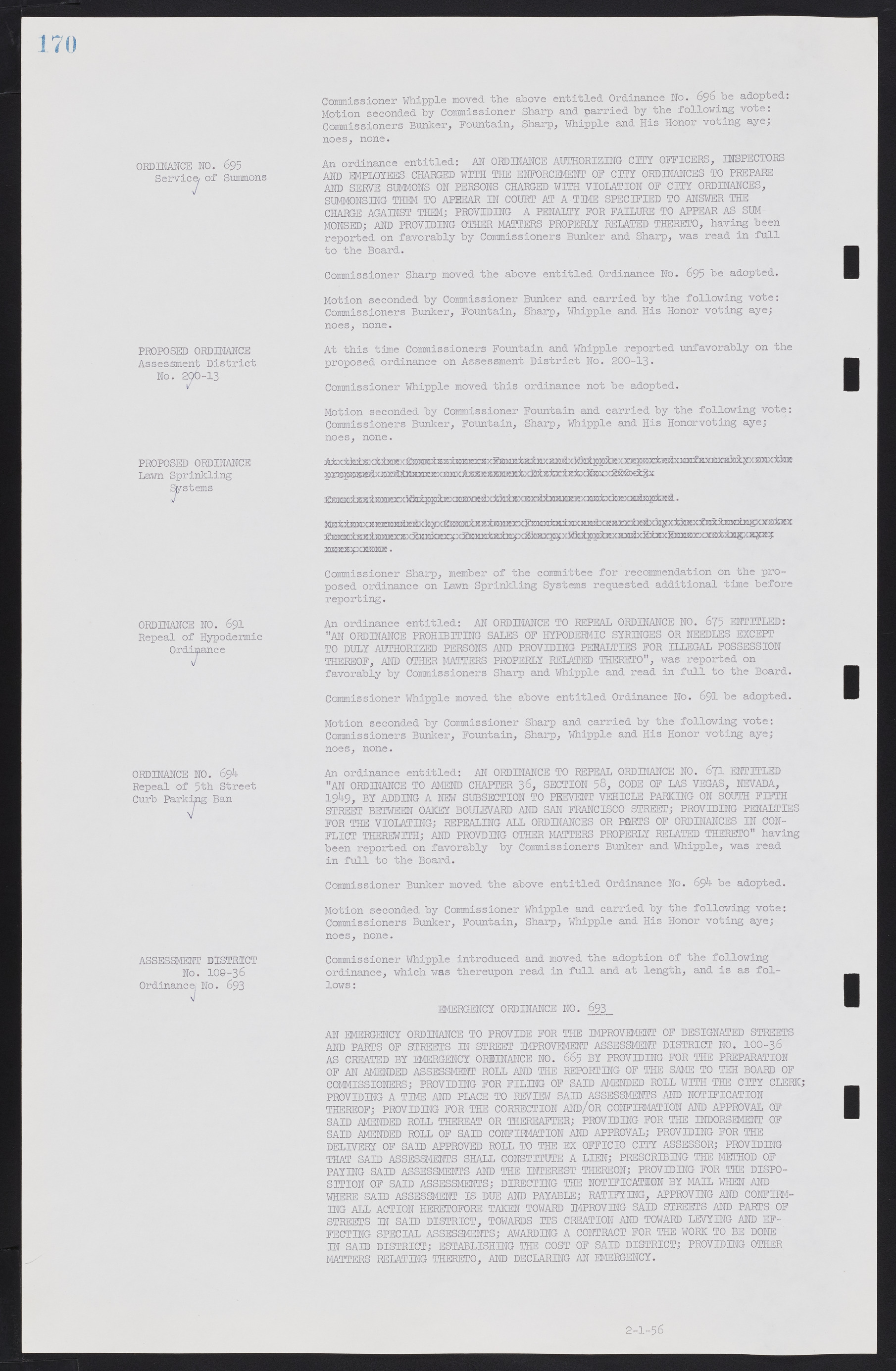 Las Vegas City Commission Minutes, September 21, 1955 to November 20, 1957, lvc000010-186