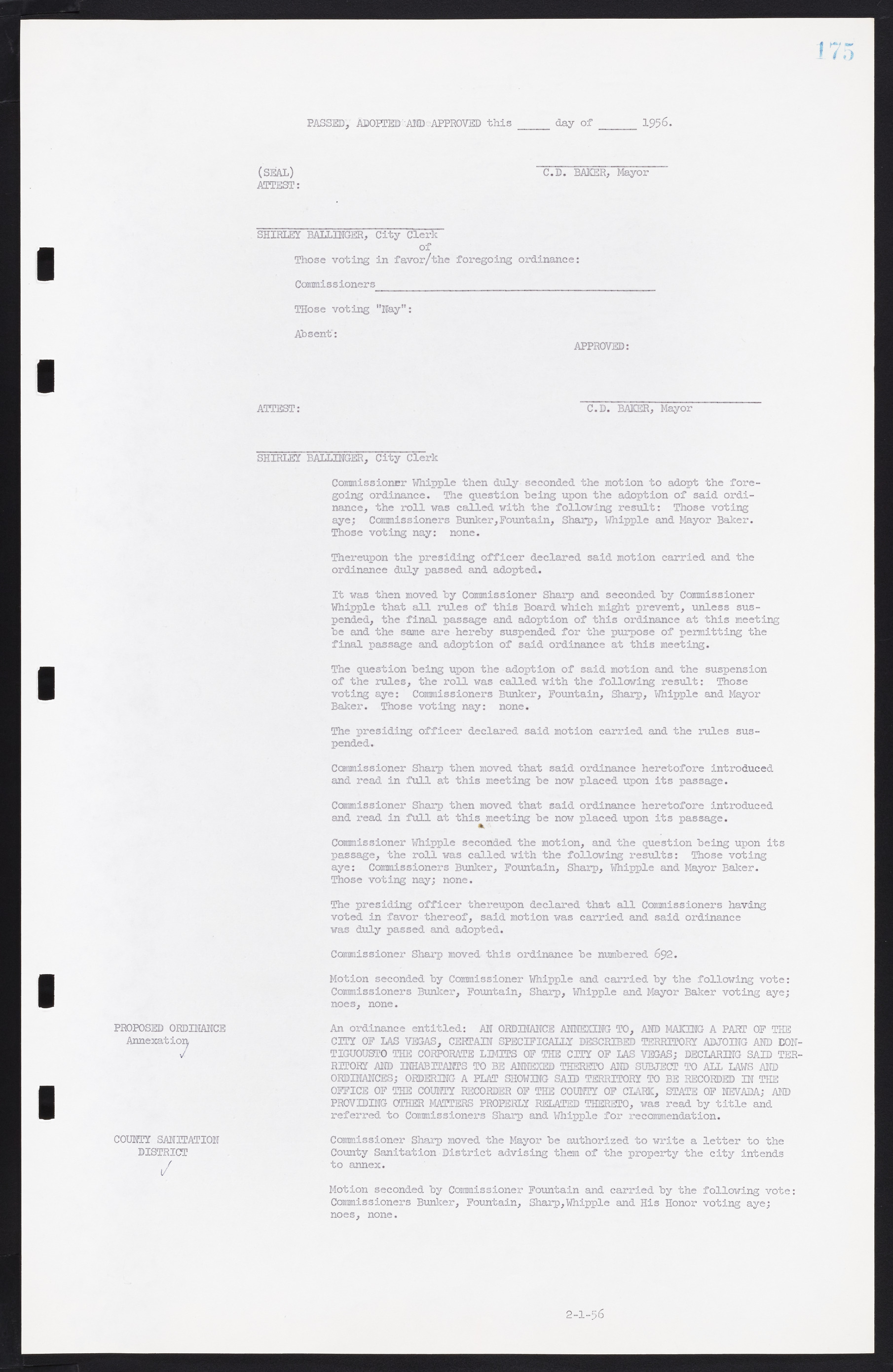 Las Vegas City Commission Minutes, September 21, 1955 to November 20, 1957, lvc000010-191