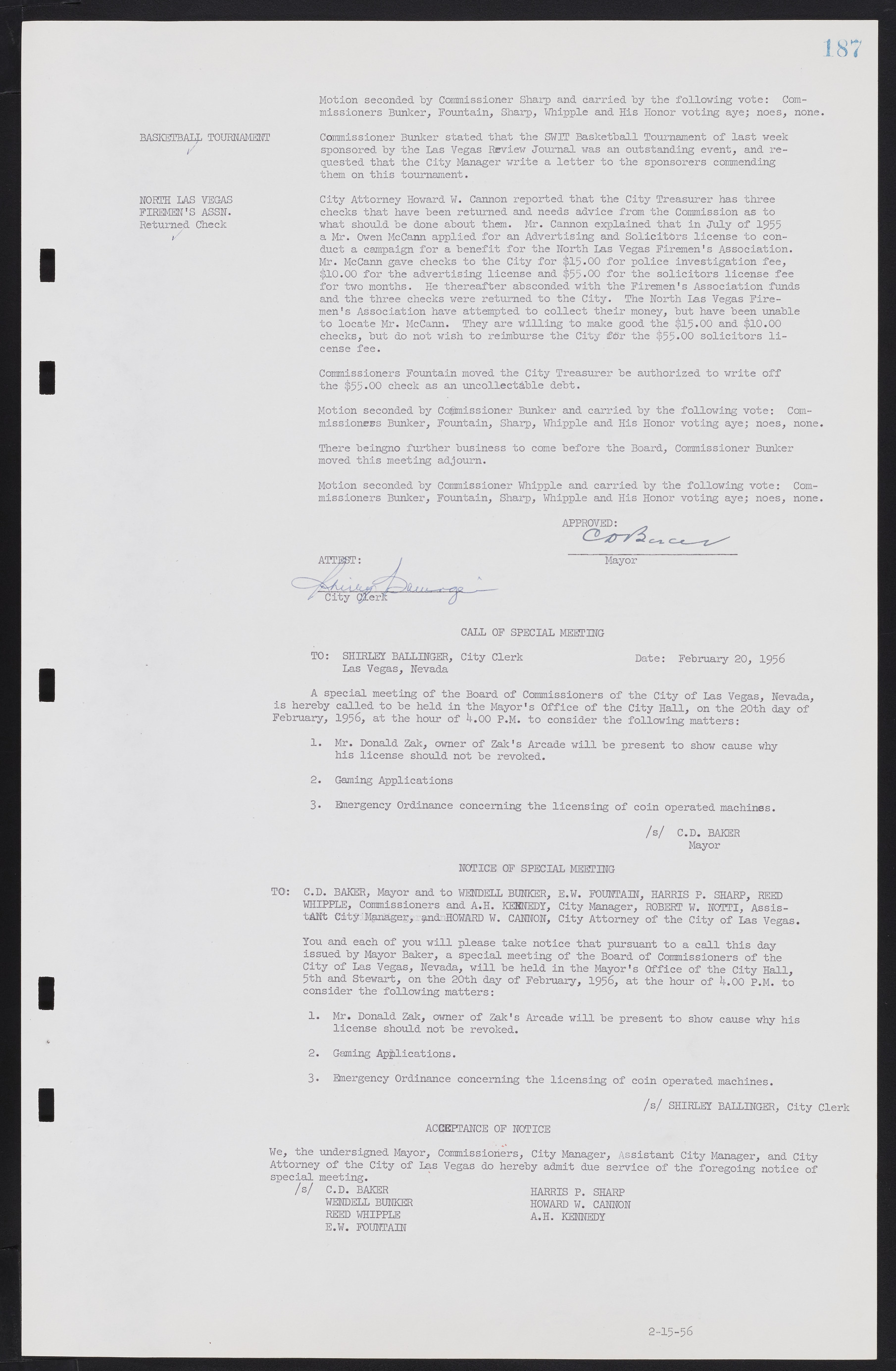 Las Vegas City Commission Minutes, September 21, 1955 to November 20, 1957, lvc000010-203