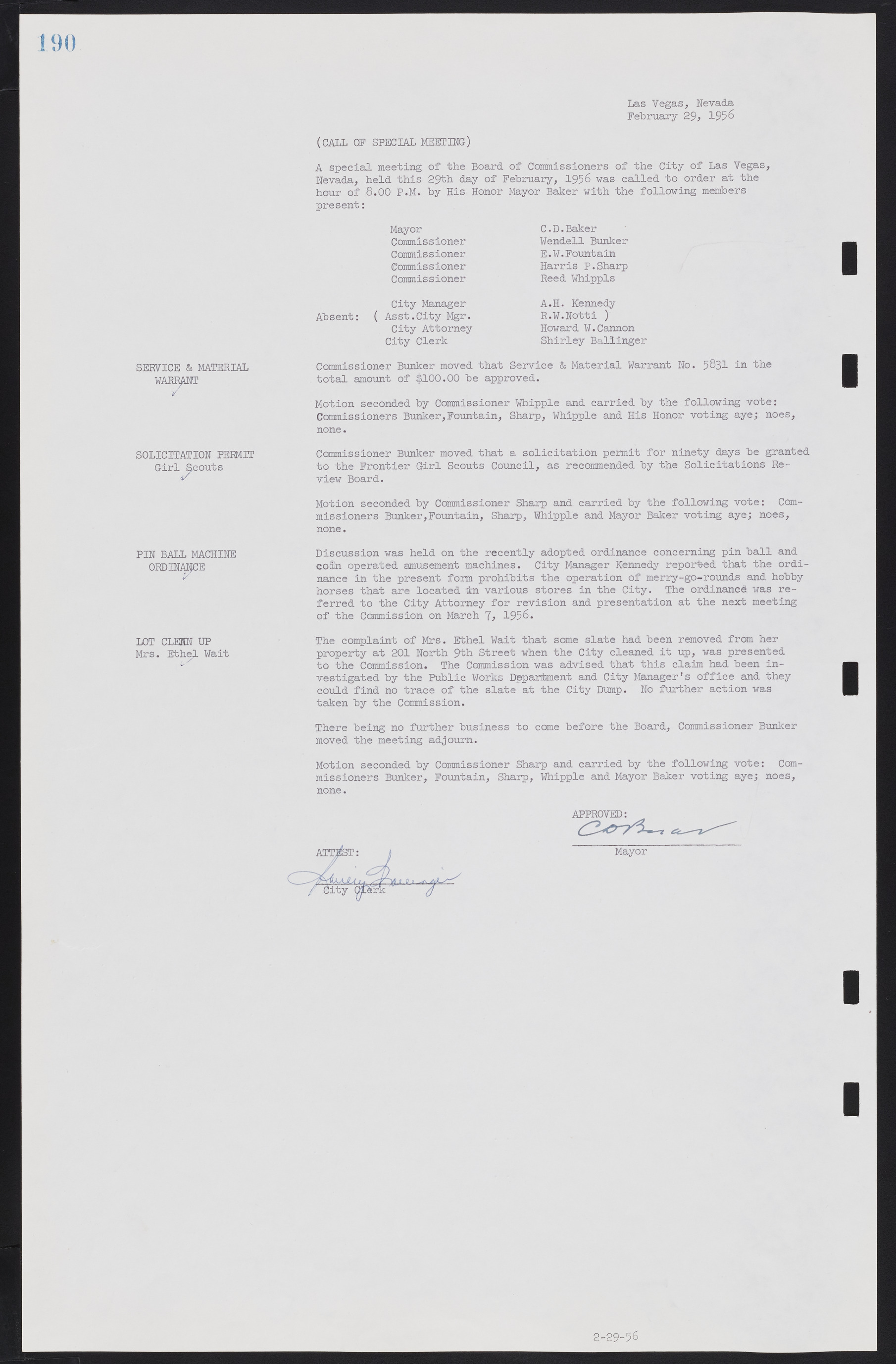 Las Vegas City Commission Minutes, September 21, 1955 to November 20, 1957, lvc000010-206