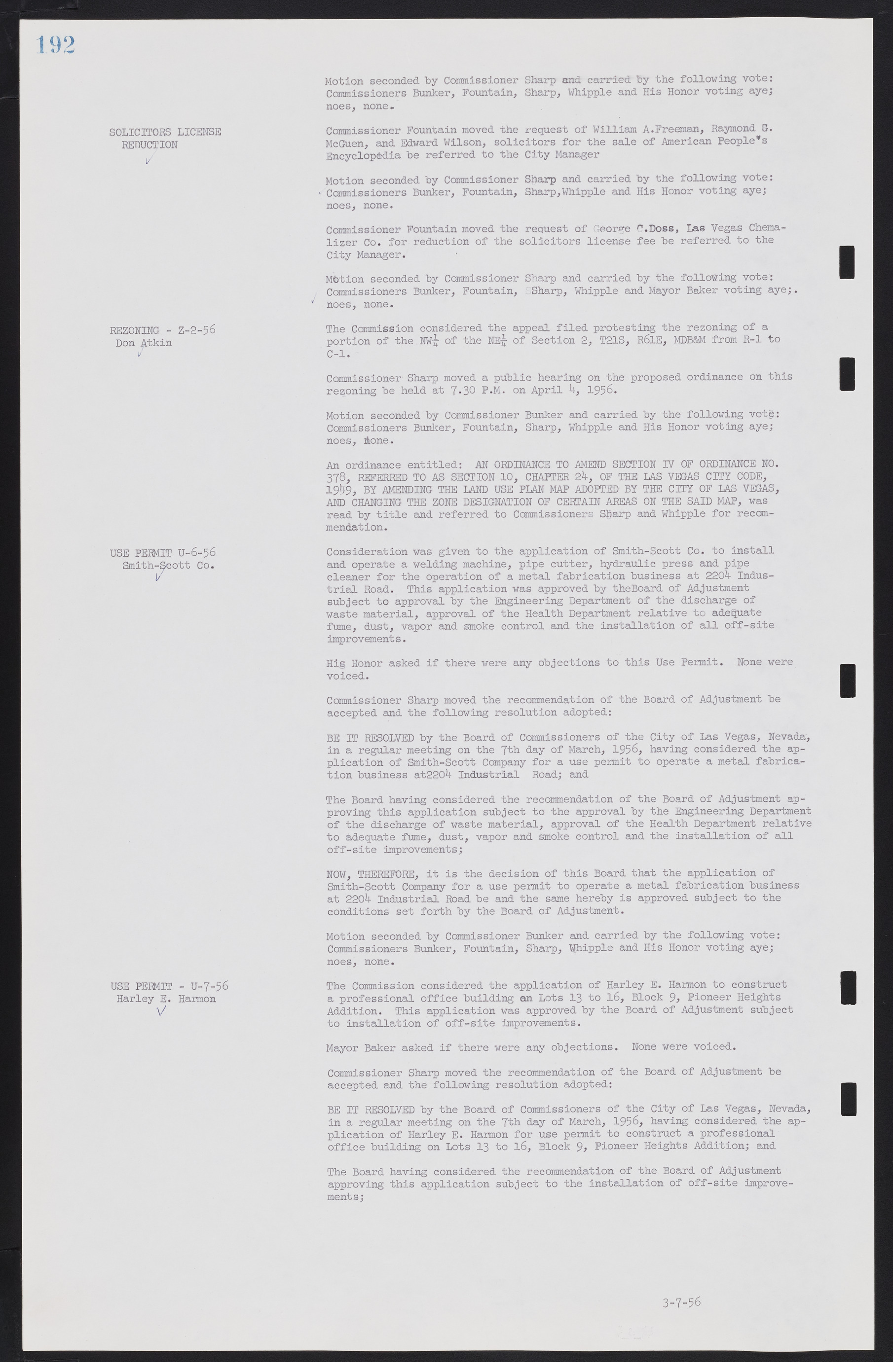 Las Vegas City Commission Minutes, September 21, 1955 to November 20, 1957, lvc000010-208