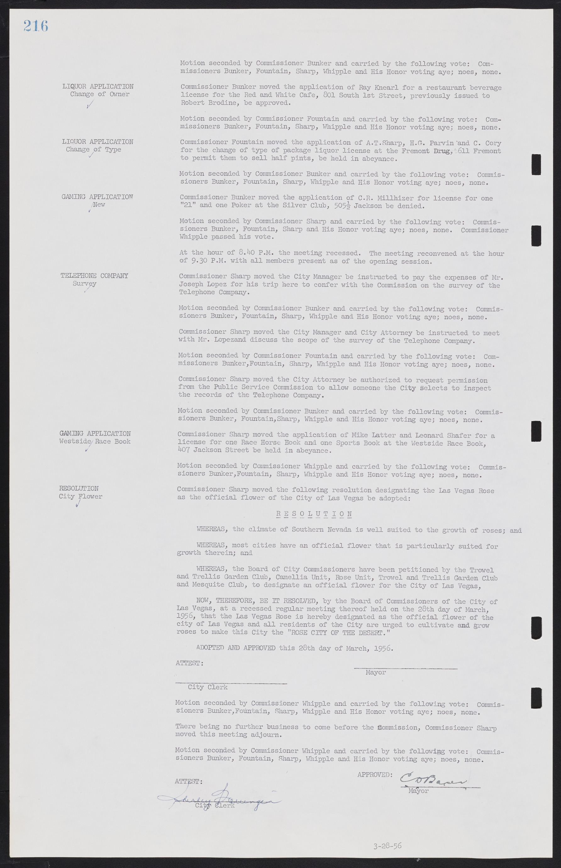 Las Vegas City Commission Minutes, September 21, 1955 to November 20, 1957, lvc000010-234
