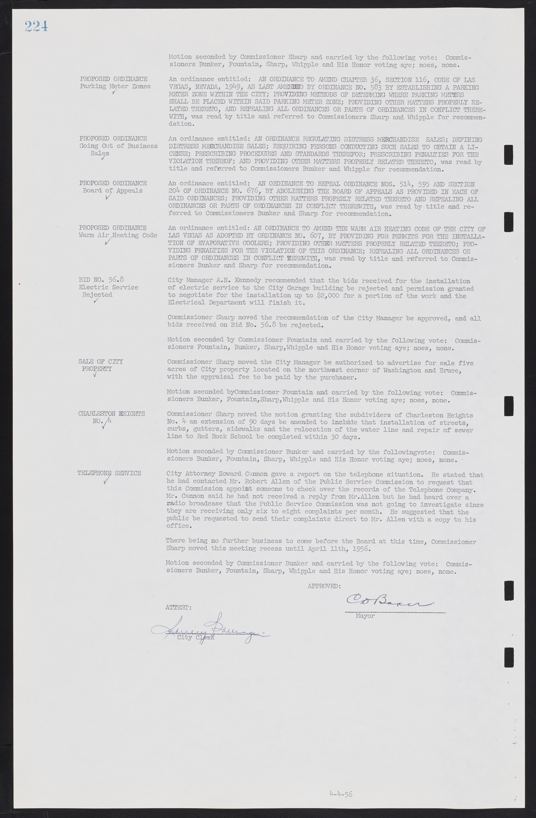 Las Vegas City Commission Minutes, September 21, 1955 to November 20, 1957, lvc000010-242