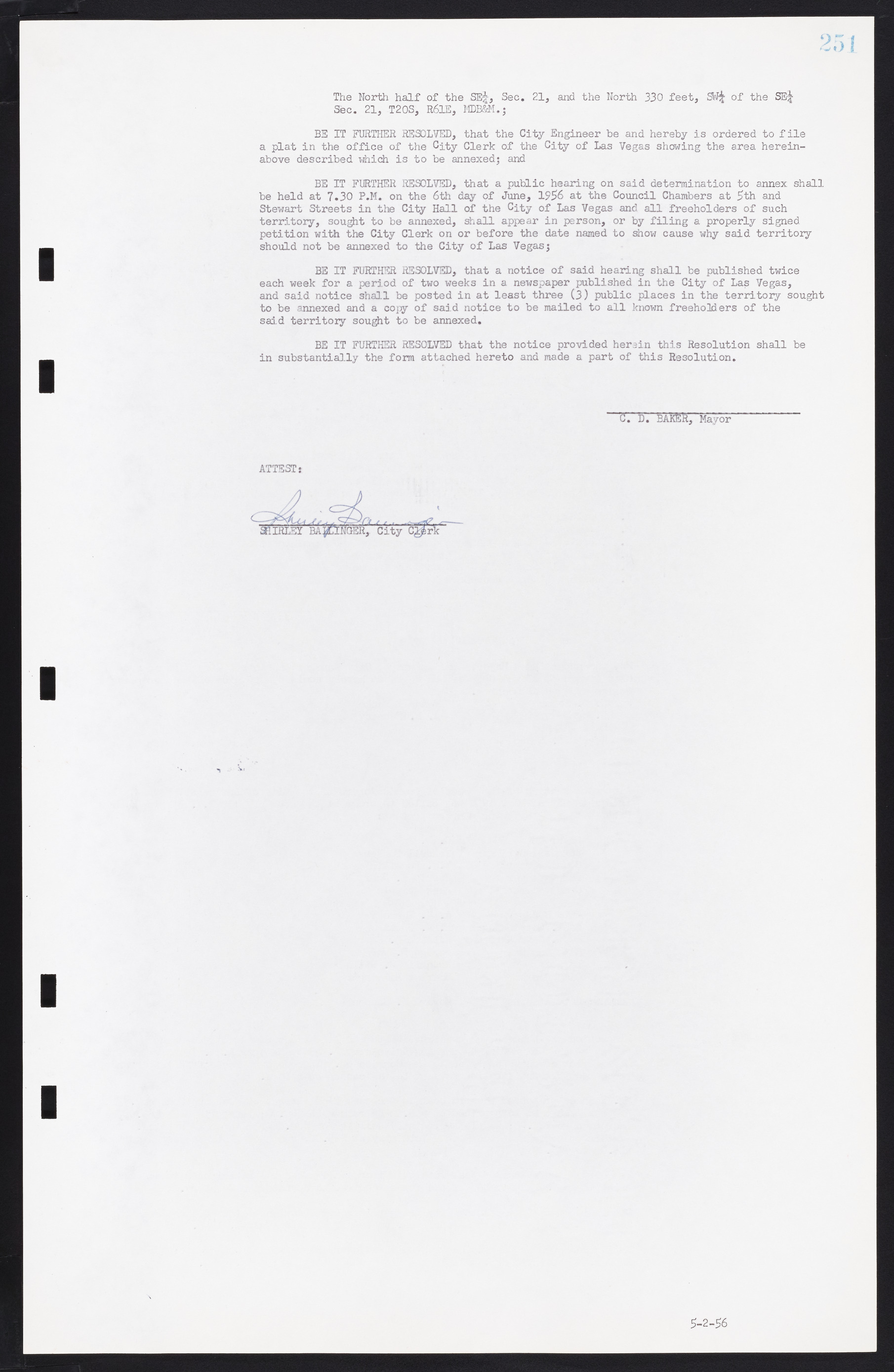 Las Vegas City Commission Minutes, September 21, 1955 to November 20, 1957, lvc000010-271