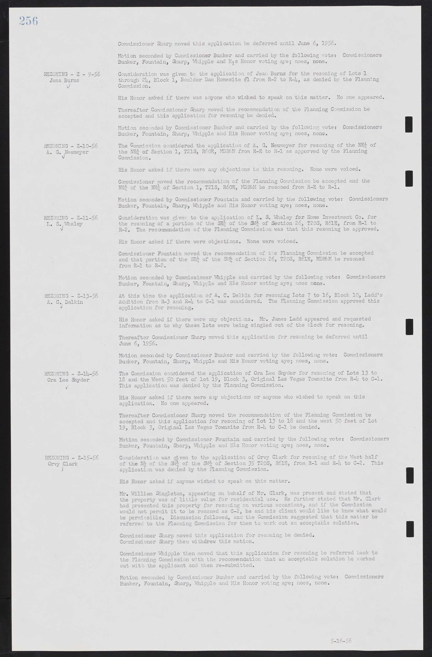 Las Vegas City Commission Minutes, September 21, 1955 to November 20, 1957, lvc000010-276