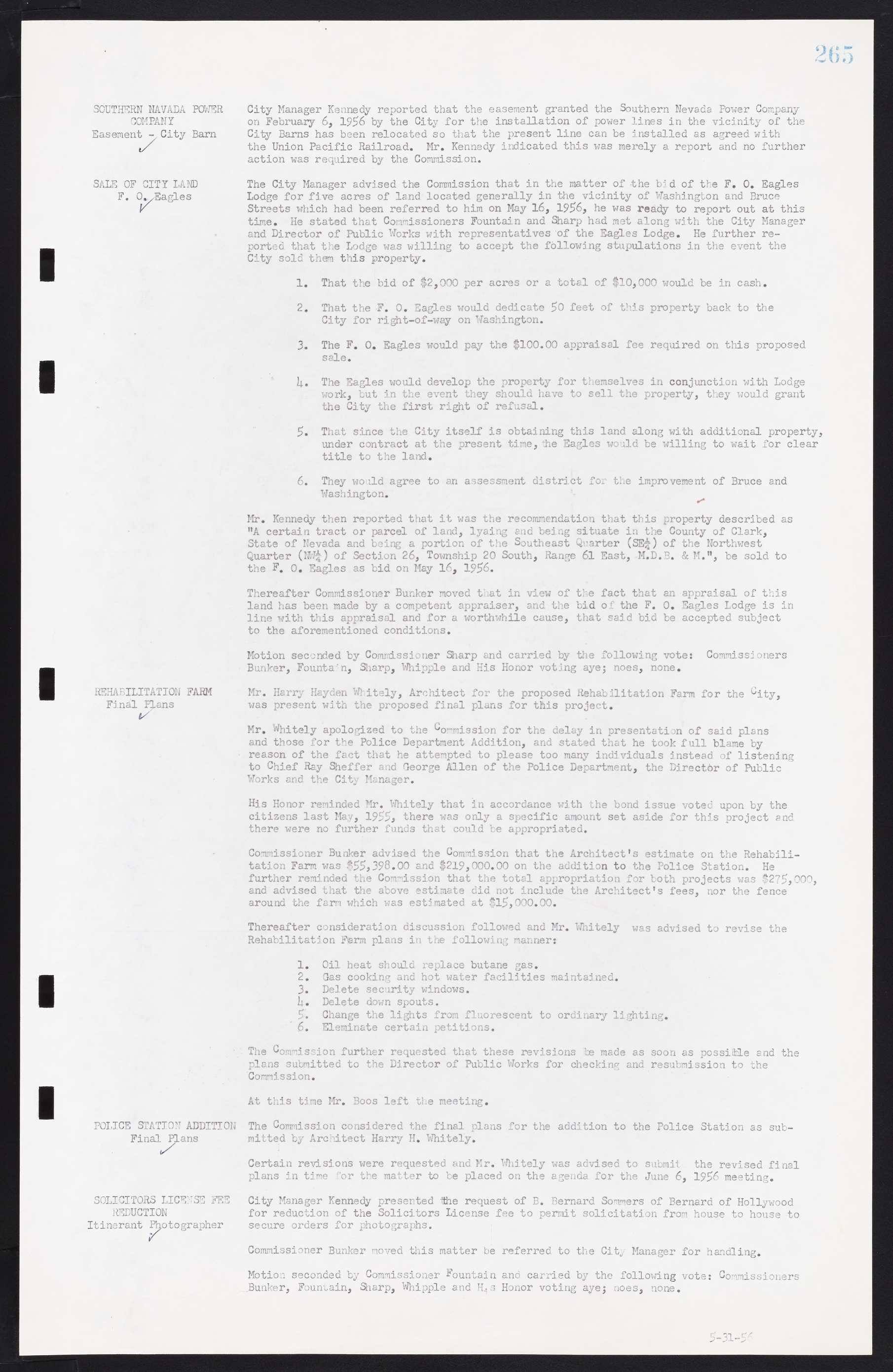 Las Vegas City Commission Minutes, September 21, 1955 to November 20, 1957, lvc000010-285