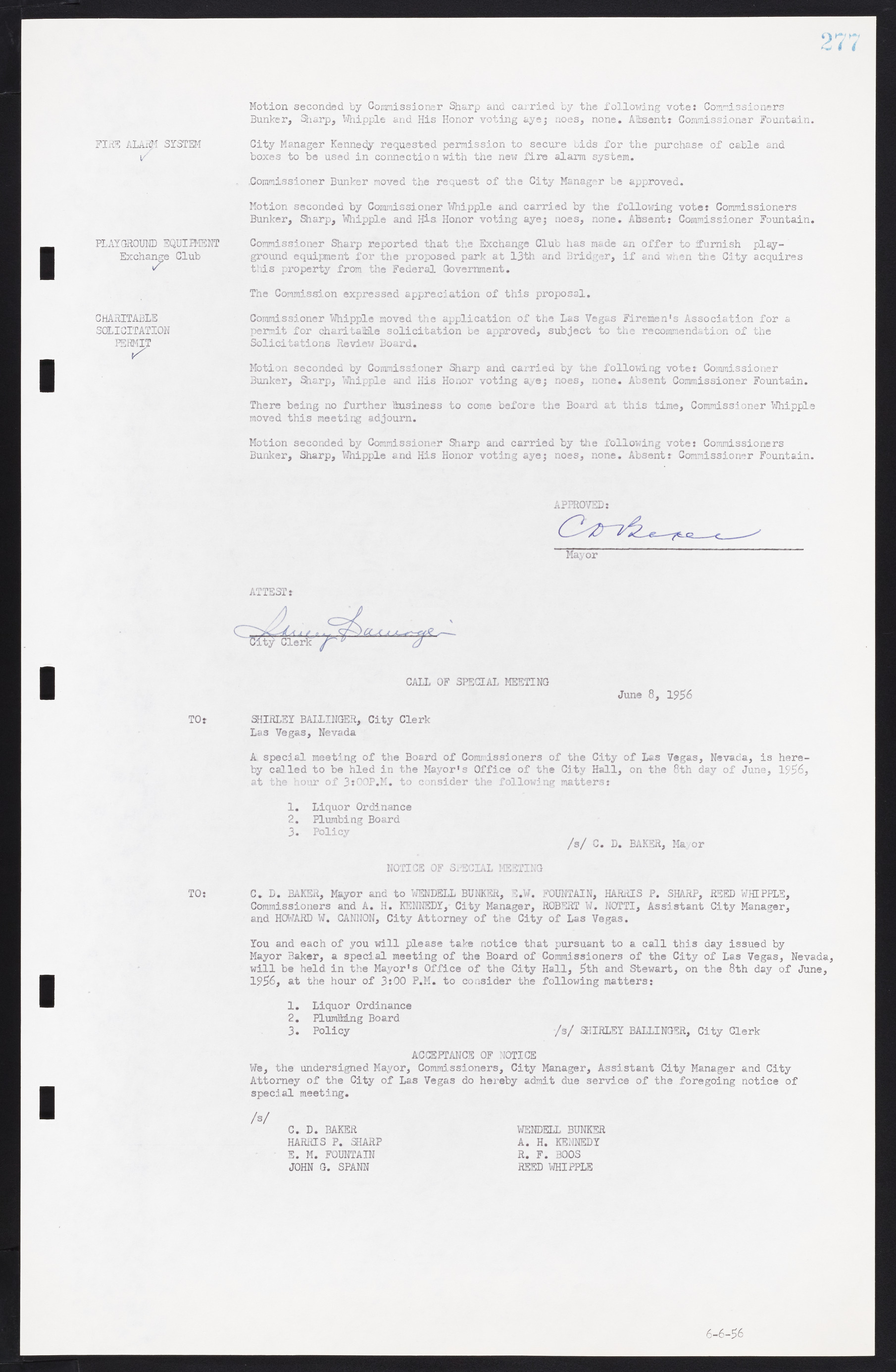 Las Vegas City Commission Minutes, September 21, 1955 to November 20, 1957, lvc000010-297