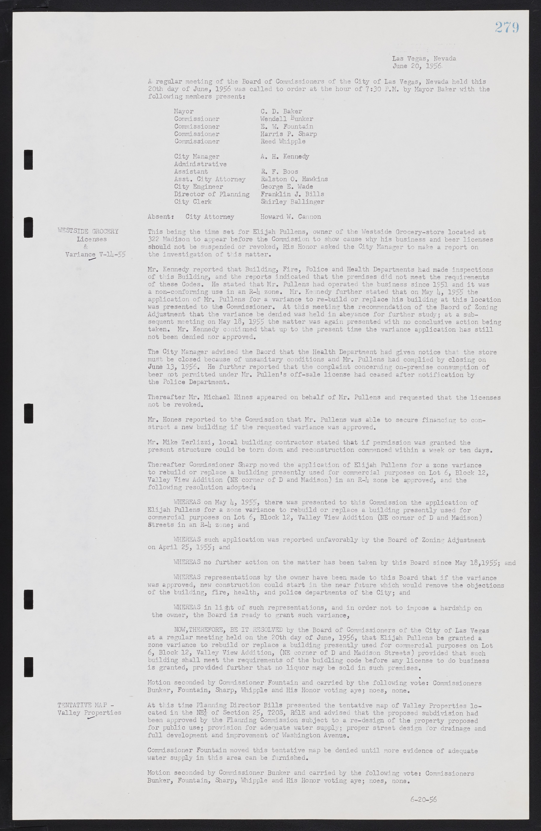 Las Vegas City Commission Minutes, September 21, 1955 to November 20, 1957, lvc000010-299