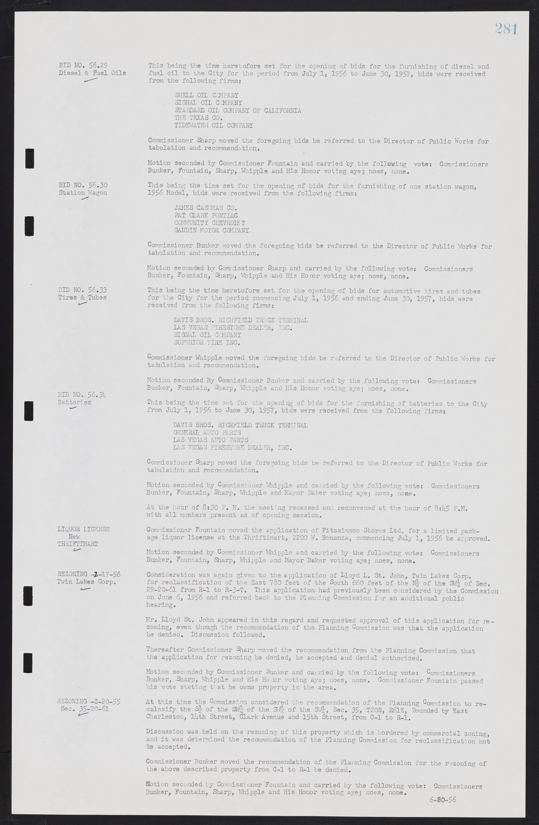 Las Vegas City Commission Minutes, September 21, 1955 to November 20, 1957, lvc000010-301