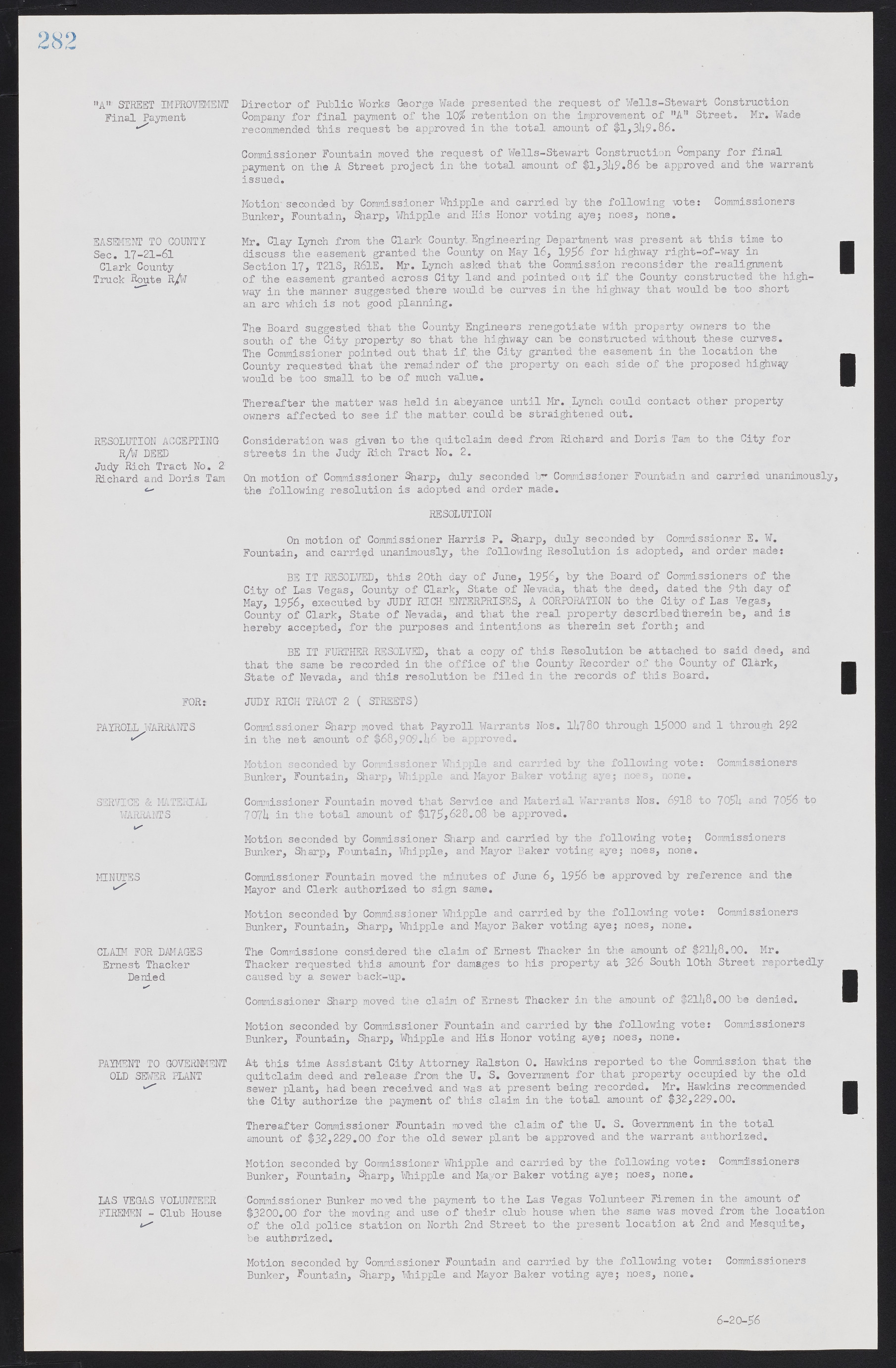 Las Vegas City Commission Minutes, September 21, 1955 to November 20, 1957, lvc000010-302