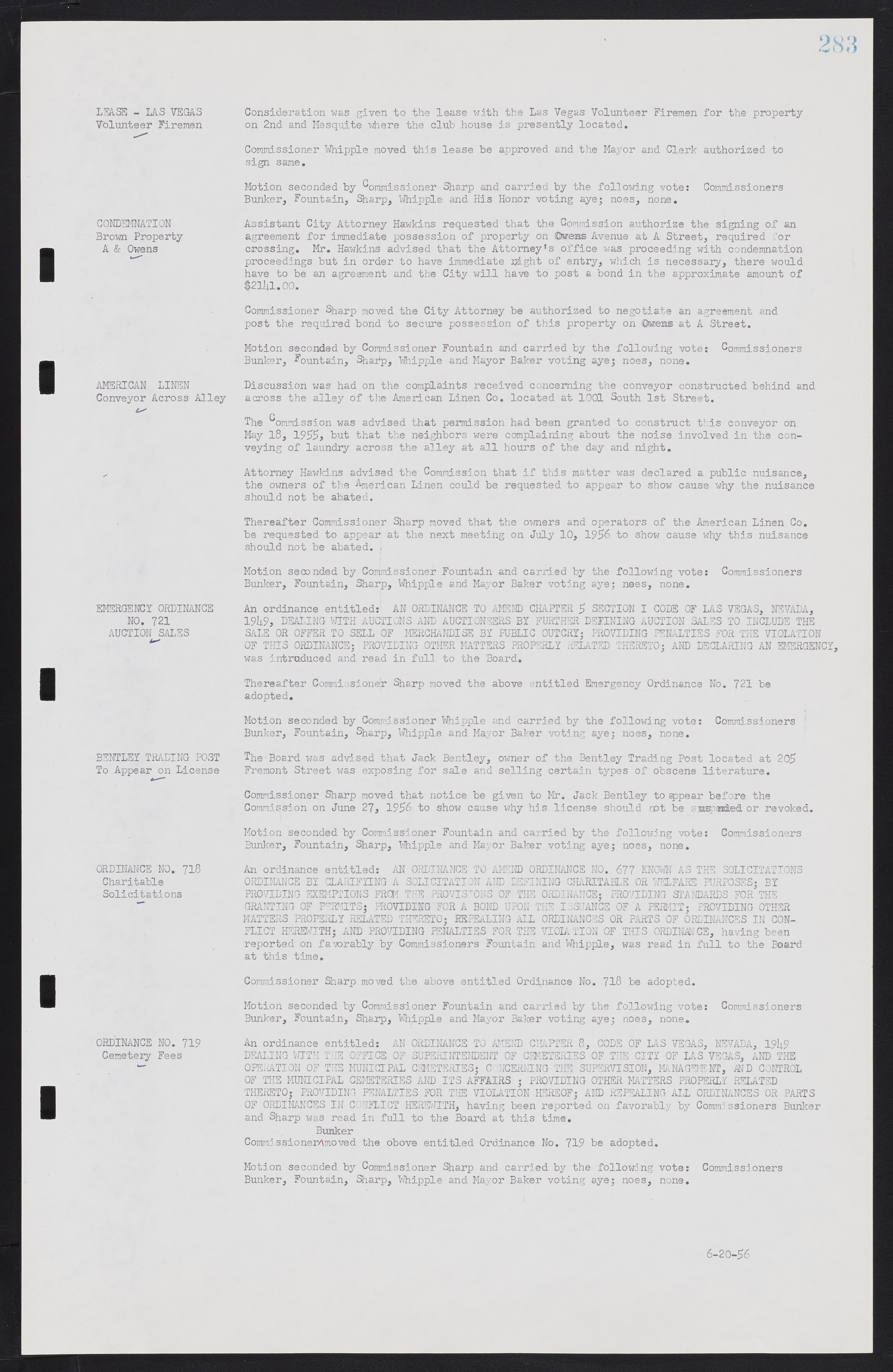 Las Vegas City Commission Minutes, September 21, 1955 to November 20, 1957, lvc000010-303