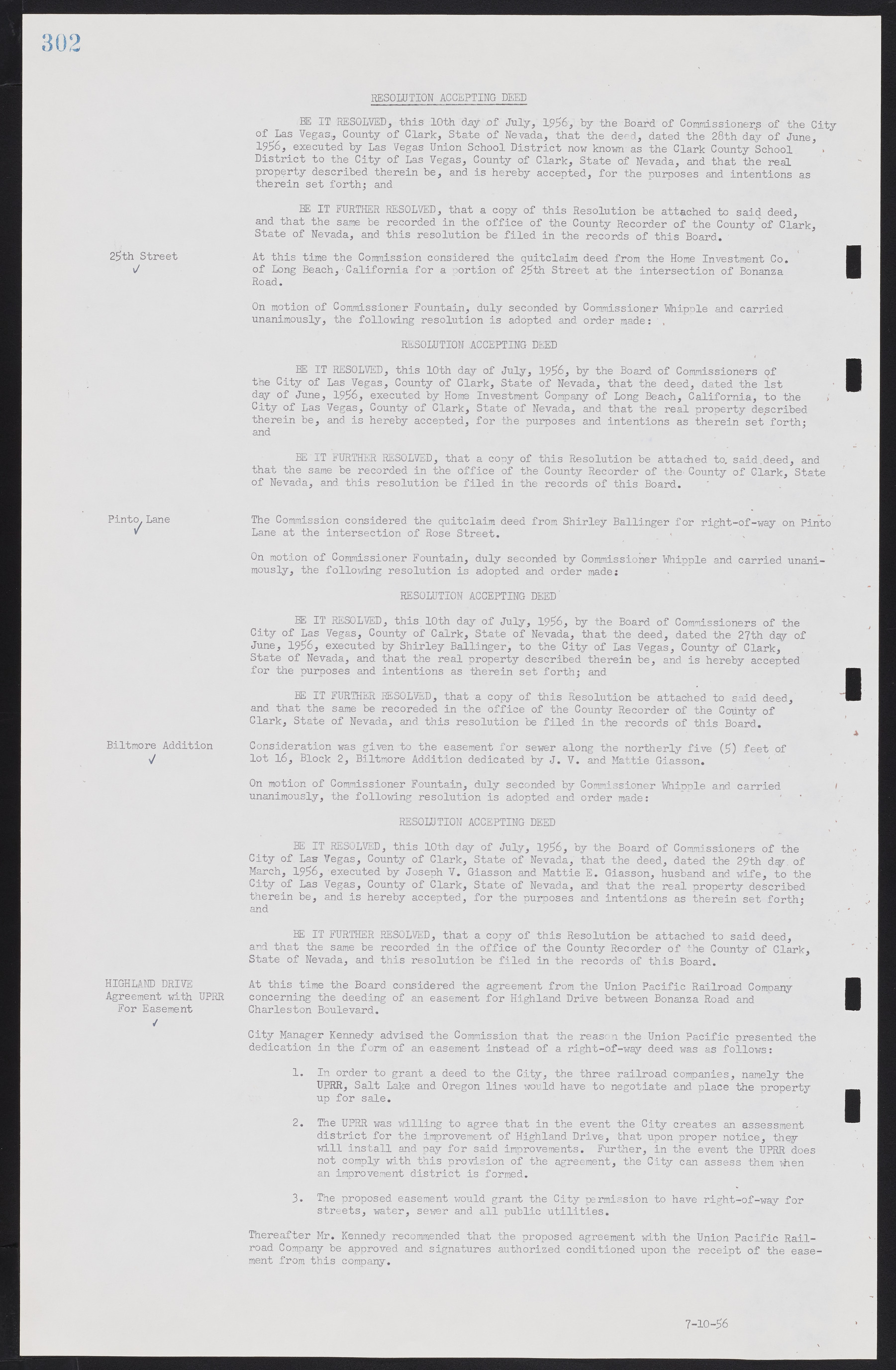 Las Vegas City Commission Minutes, September 21, 1955 to November 20, 1957, lvc000010-322