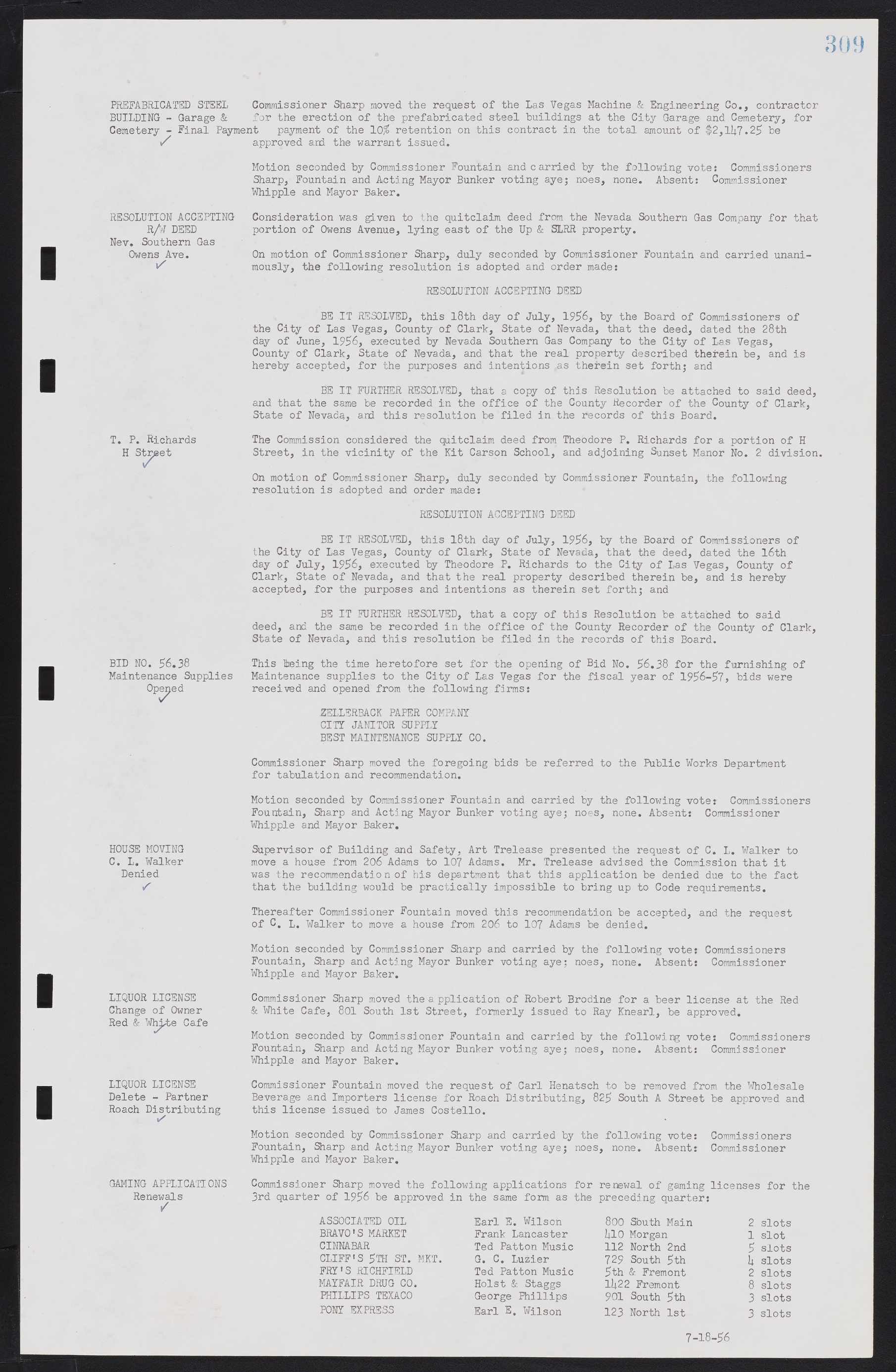 Las Vegas City Commission Minutes, September 21, 1955 to November 20, 1957, lvc000010-329