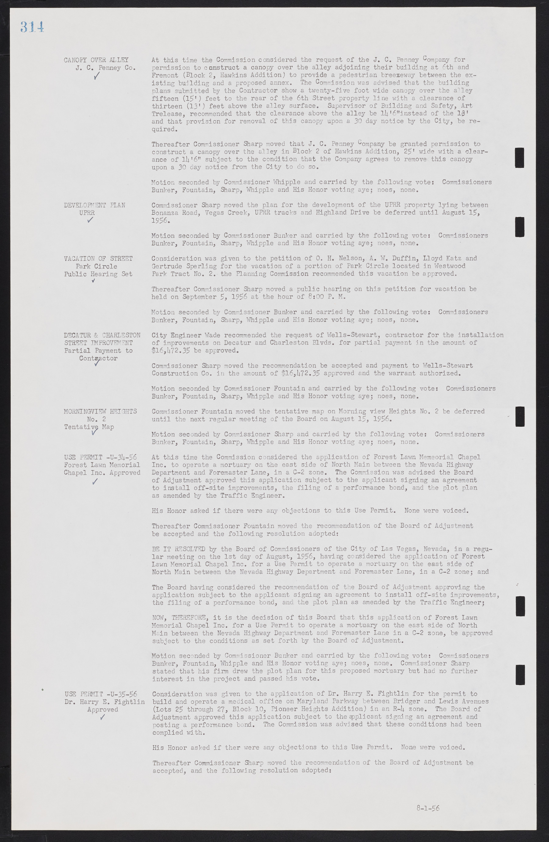 Las Vegas City Commission Minutes, September 21, 1955 to November 20, 1957, lvc000010-334