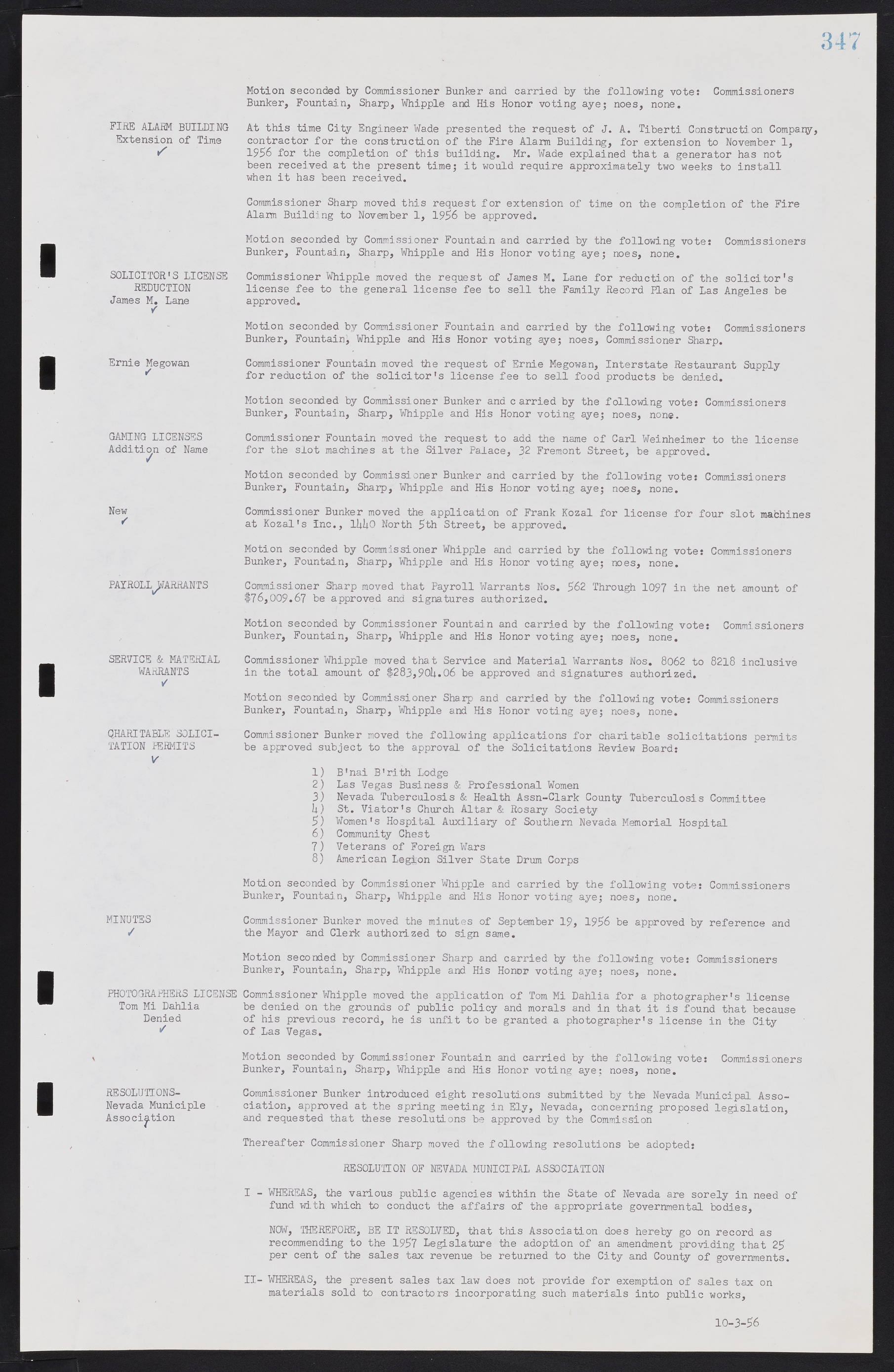 Las Vegas City Commission Minutes, September 21, 1955 to November 20, 1957, lvc000010-367
