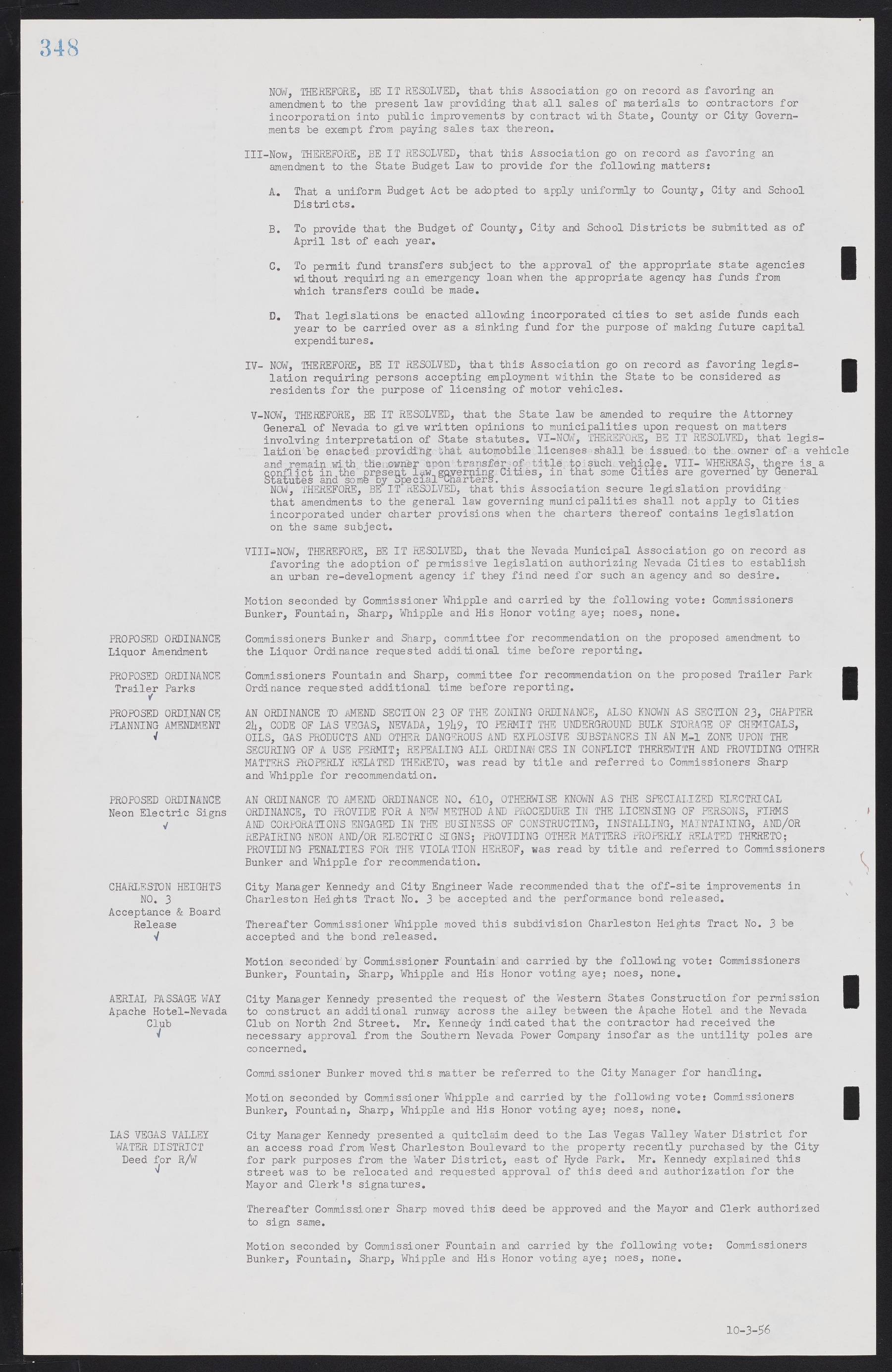 Las Vegas City Commission Minutes, September 21, 1955 to November 20, 1957, lvc000010-368
