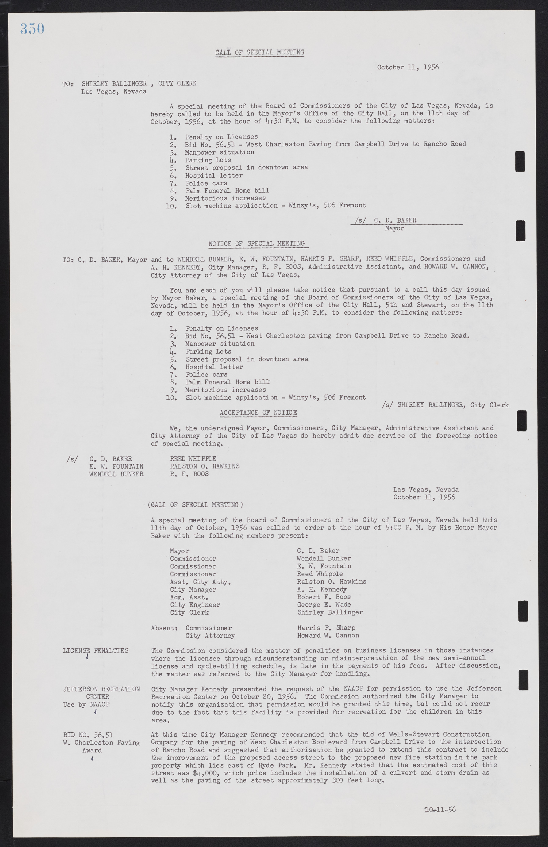 Las Vegas City Commission Minutes, September 21, 1955 to November 20, 1957, lvc000010-370