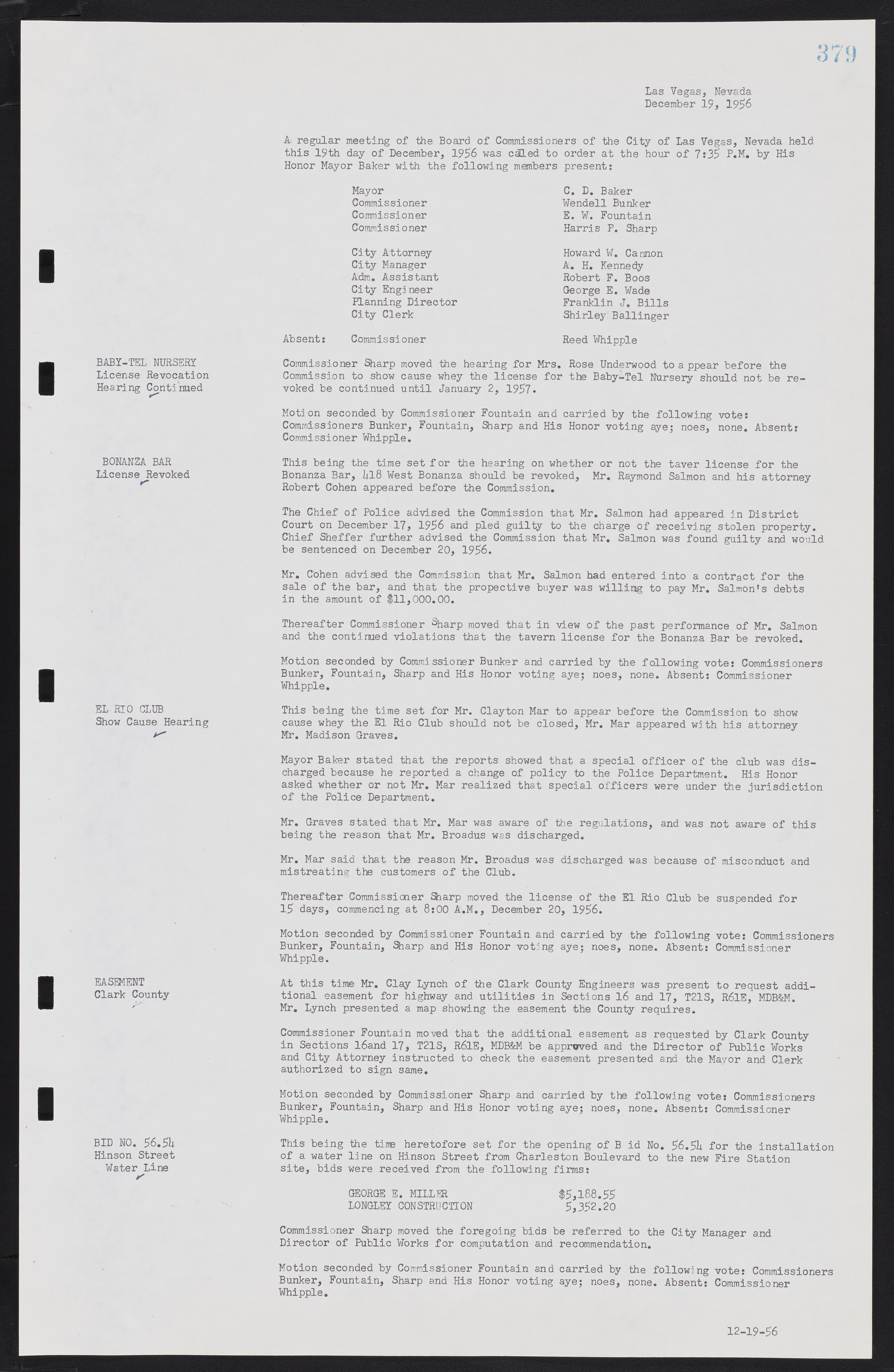 Las Vegas City Commission Minutes, September 21, 1955 to November 20, 1957, lvc000010-399