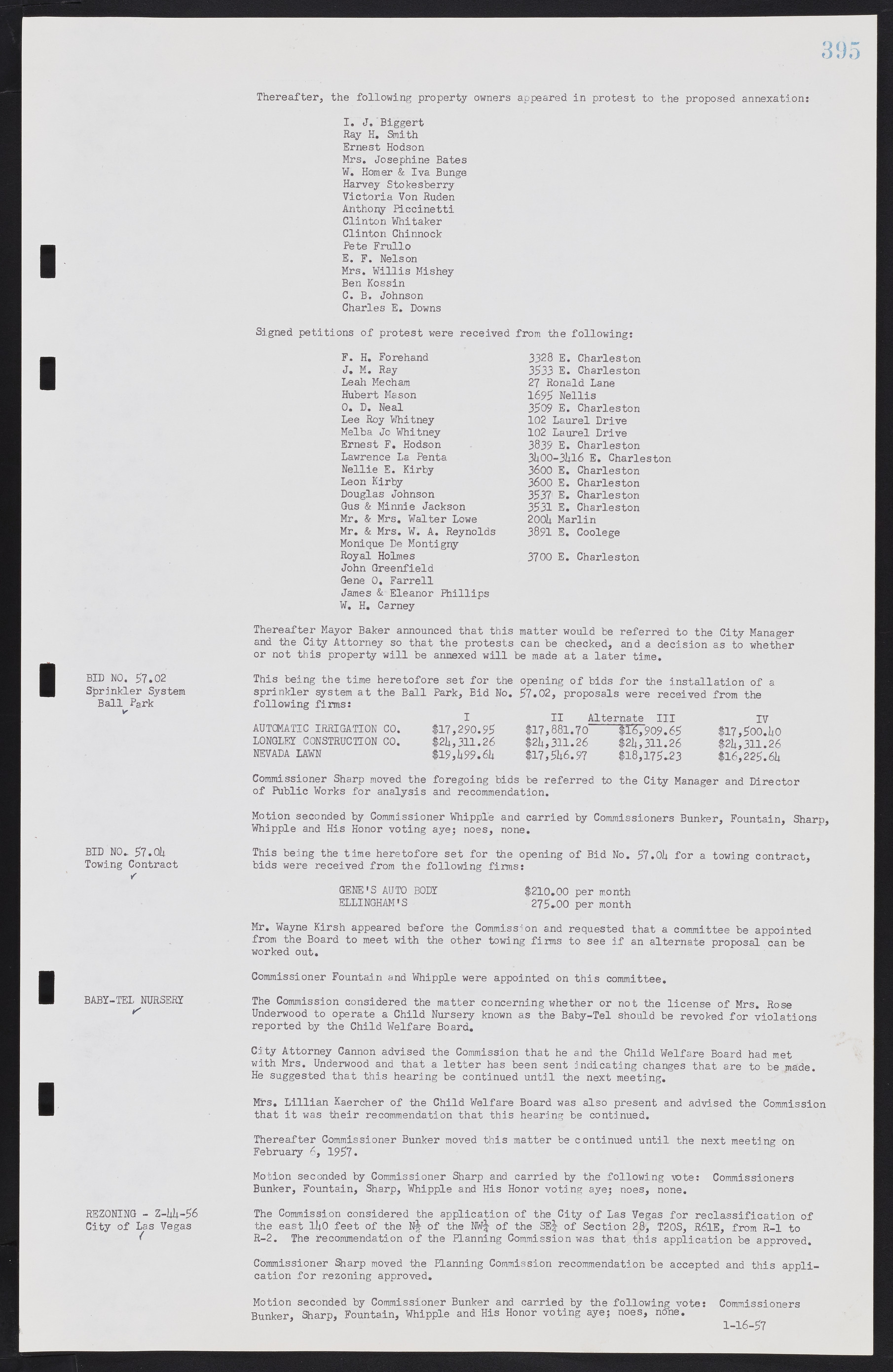 Las Vegas City Commission Minutes, September 21, 1955 to November 20, 1957, lvc000010-415