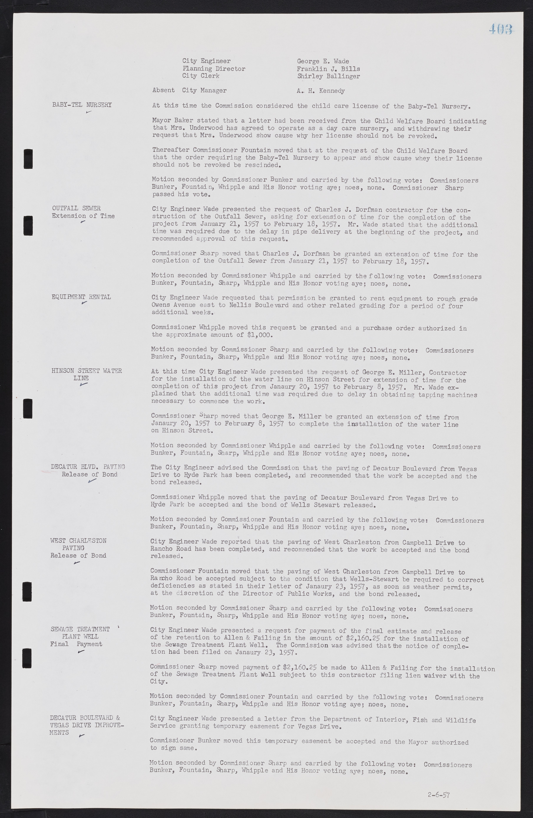 Las Vegas City Commission Minutes, September 21, 1955 to November 20, 1957, lvc000010-423