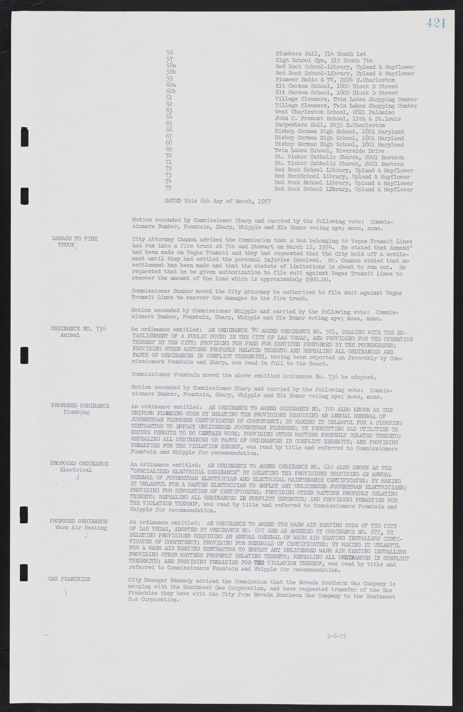 Las Vegas City Commission Minutes, September 21, 1955 to November 20, 1957, lvc000010-441