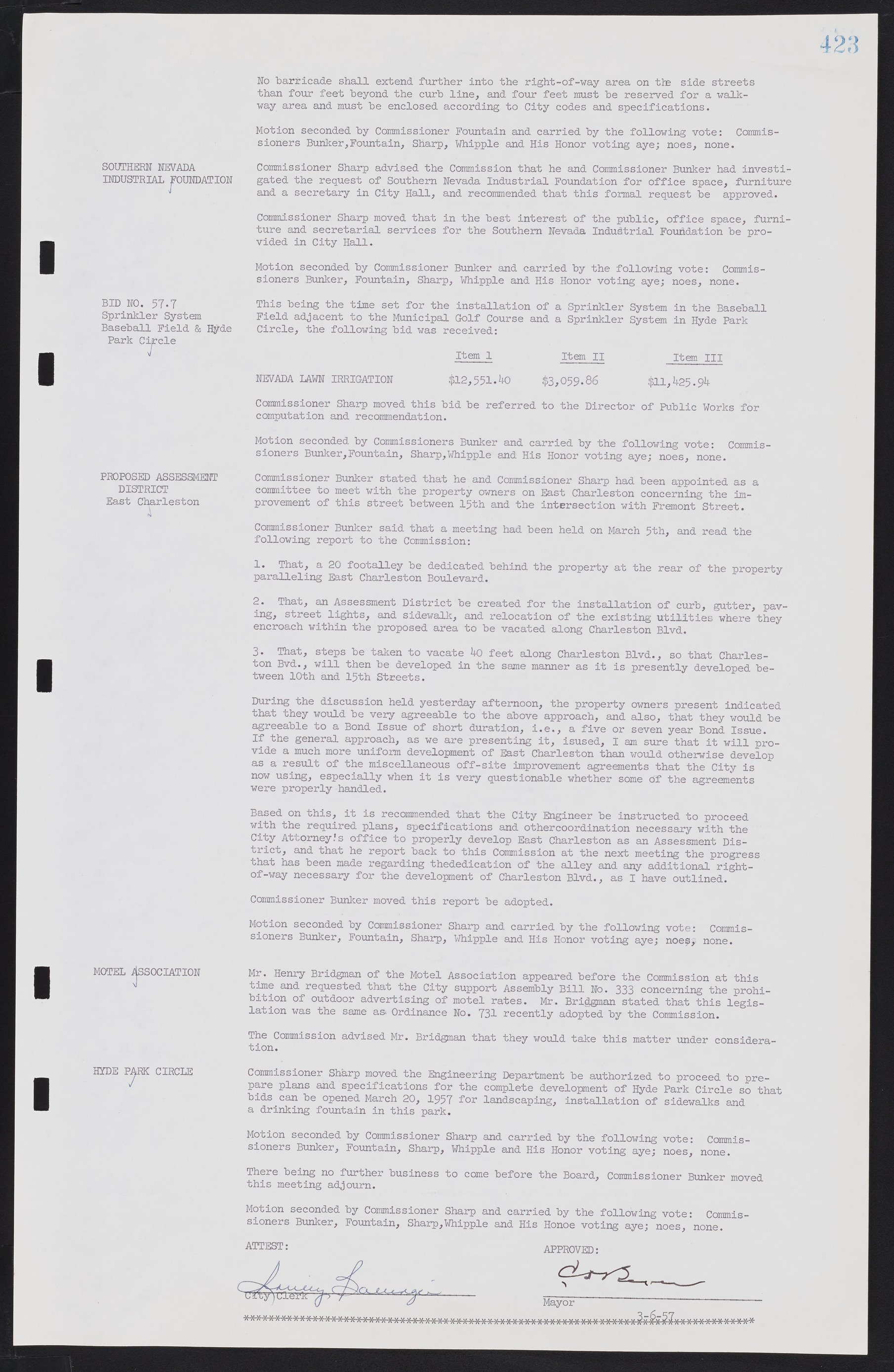 Las Vegas City Commission Minutes, September 21, 1955 to November 20, 1957, lvc000010-443