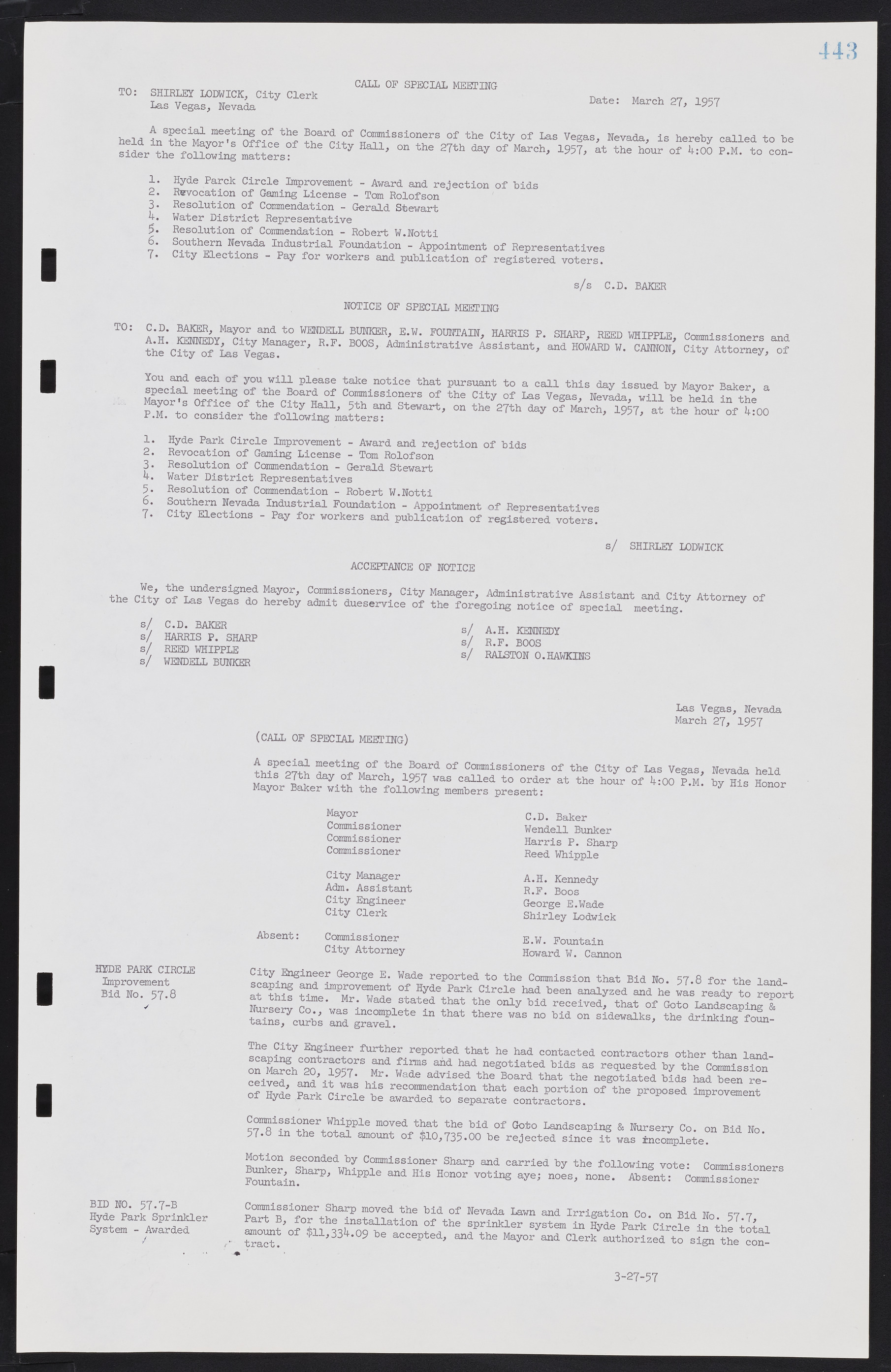 Las Vegas City Commission Minutes, September 21, 1955 to November 20, 1957, lvc000010-463