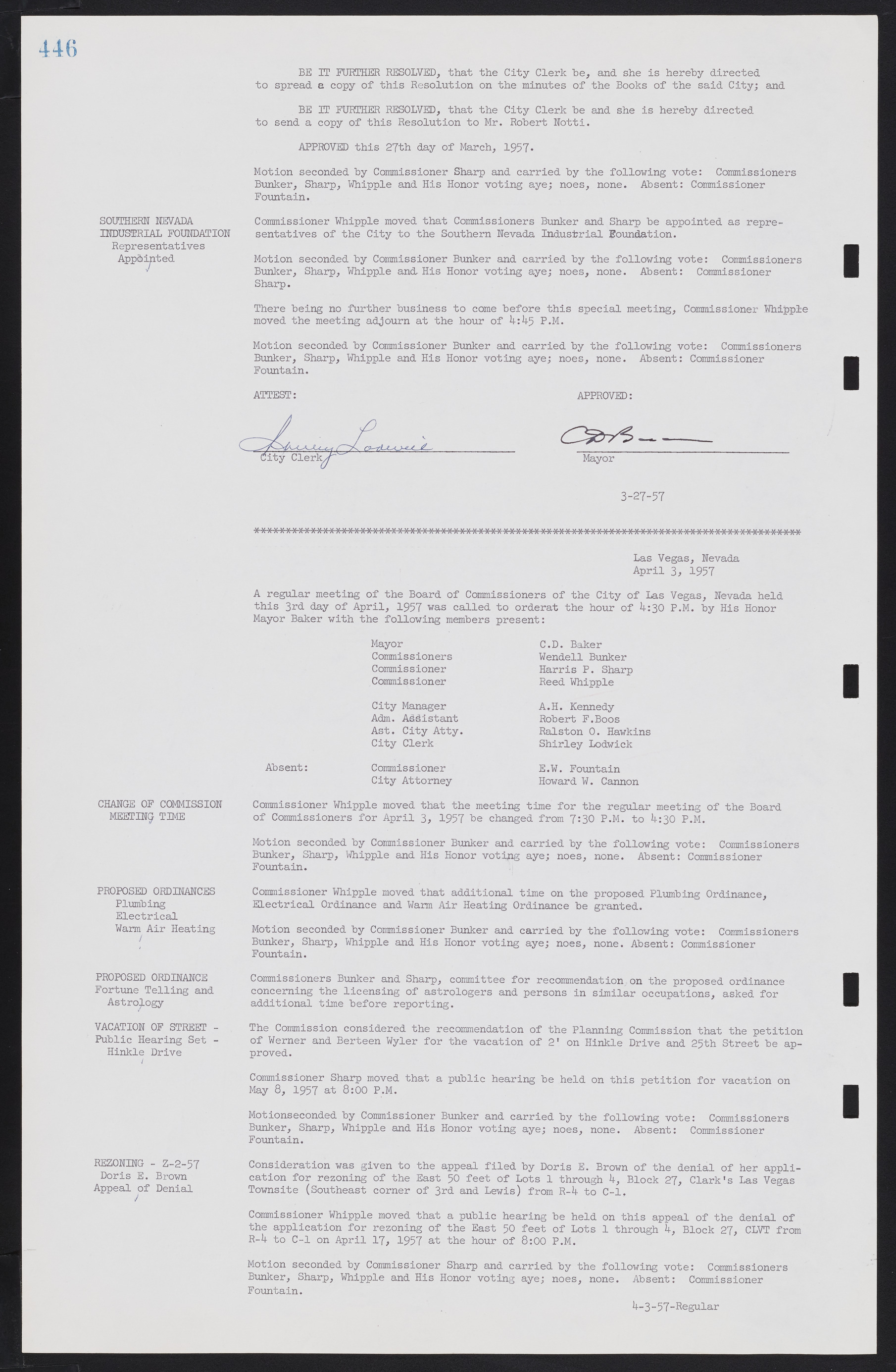 Las Vegas City Commission Minutes, September 21, 1955 to November 20, 1957, lvc000010-466