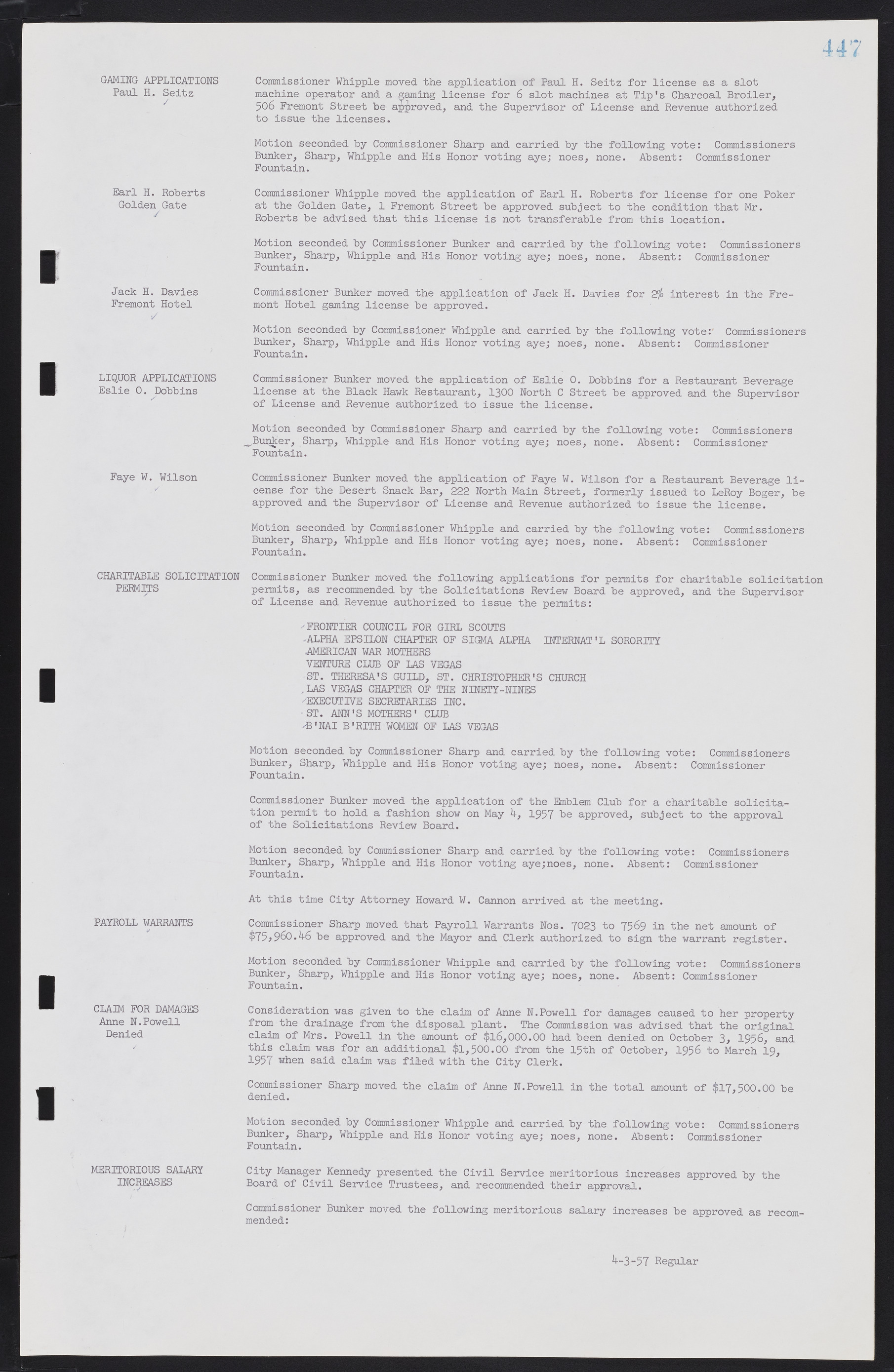 Las Vegas City Commission Minutes, September 21, 1955 to November 20, 1957, lvc000010-467