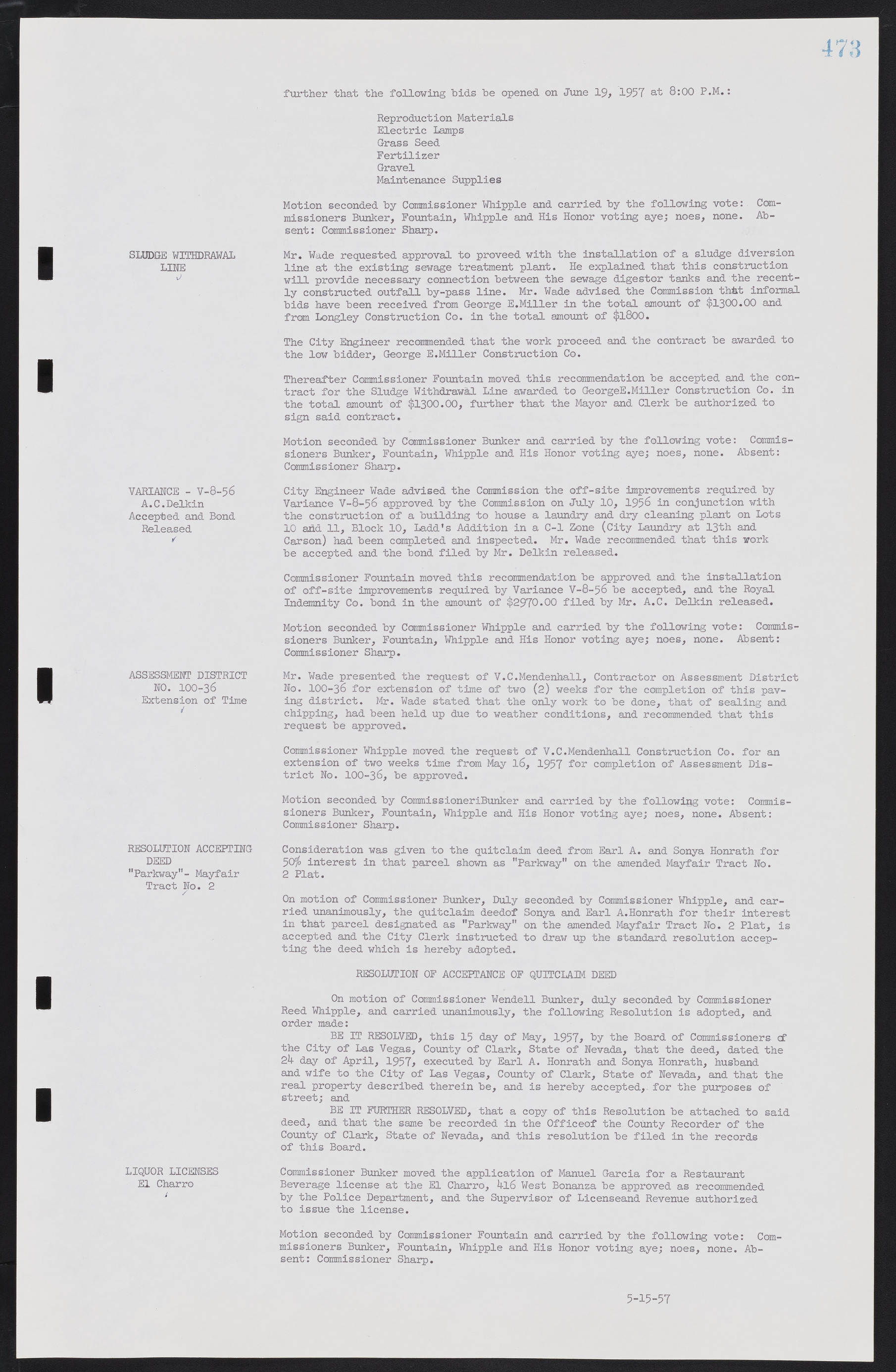 Las Vegas City Commission Minutes, September 21, 1955 to November 20, 1957, lvc000010-493