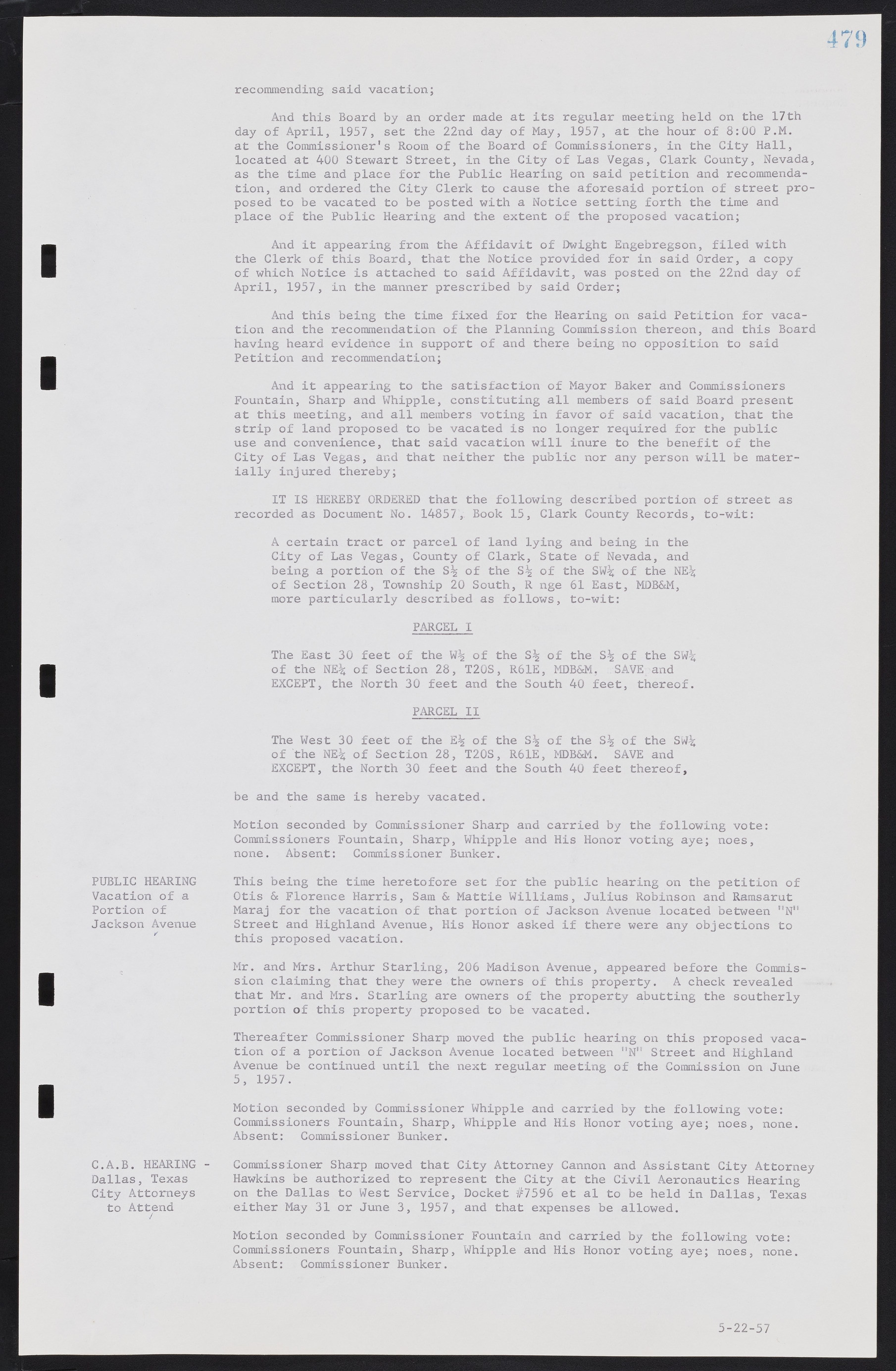 Las Vegas City Commission Minutes, September 21, 1955 to November 20, 1957, lvc000010-499