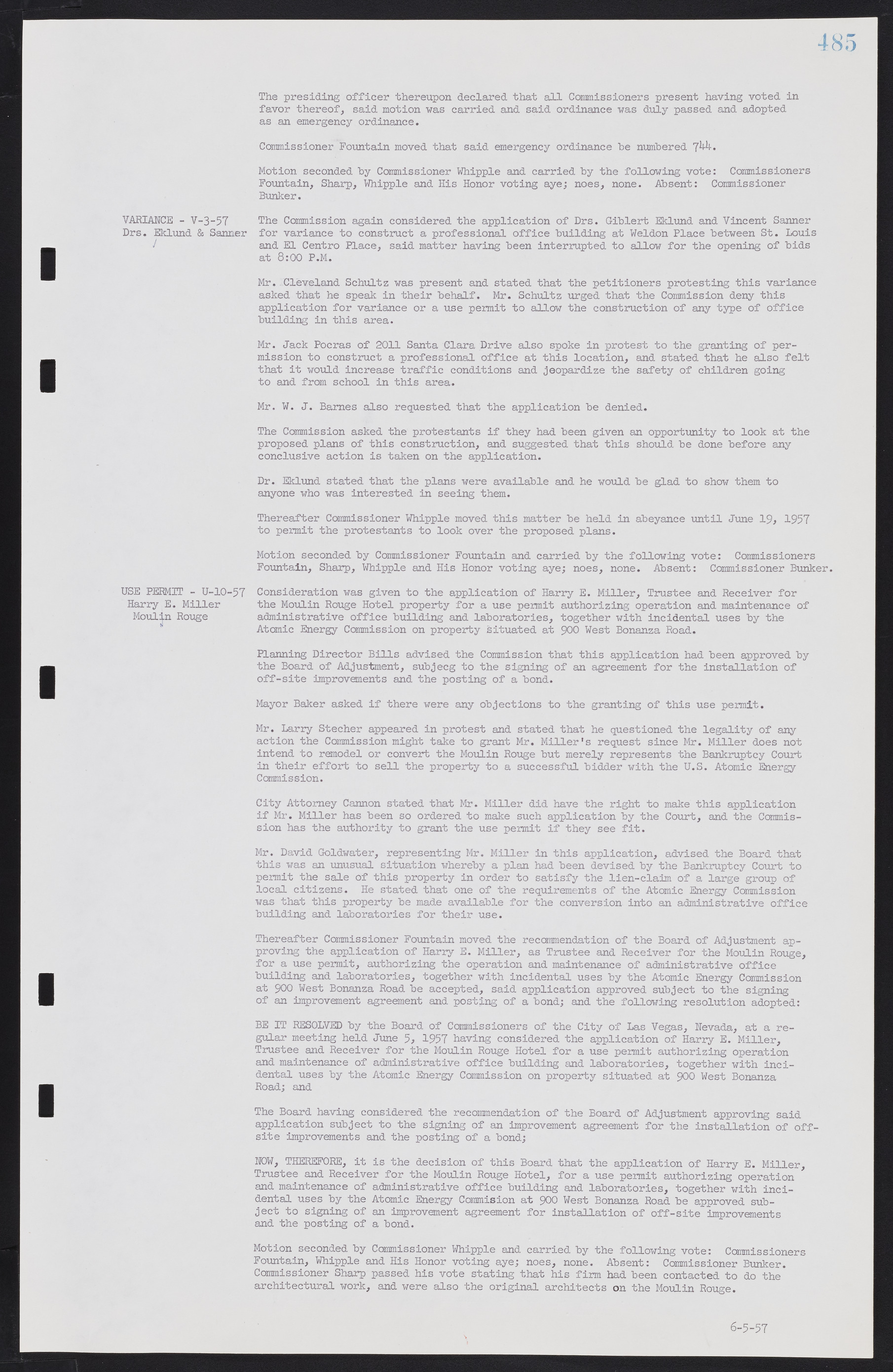 Las Vegas City Commission Minutes, September 21, 1955 to November 20, 1957, lvc000010-505