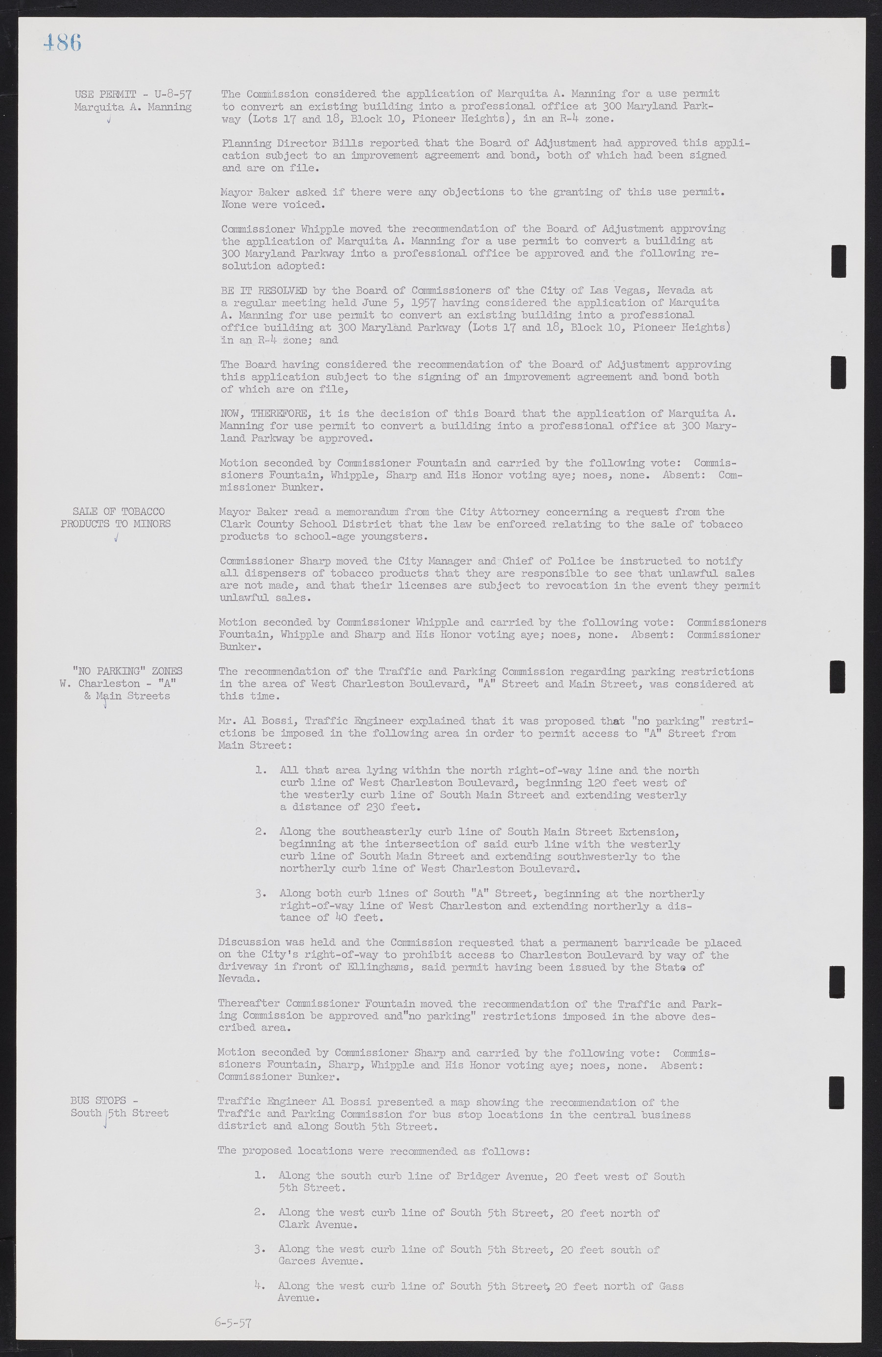 Las Vegas City Commission Minutes, September 21, 1955 to November 20, 1957, lvc000010-506