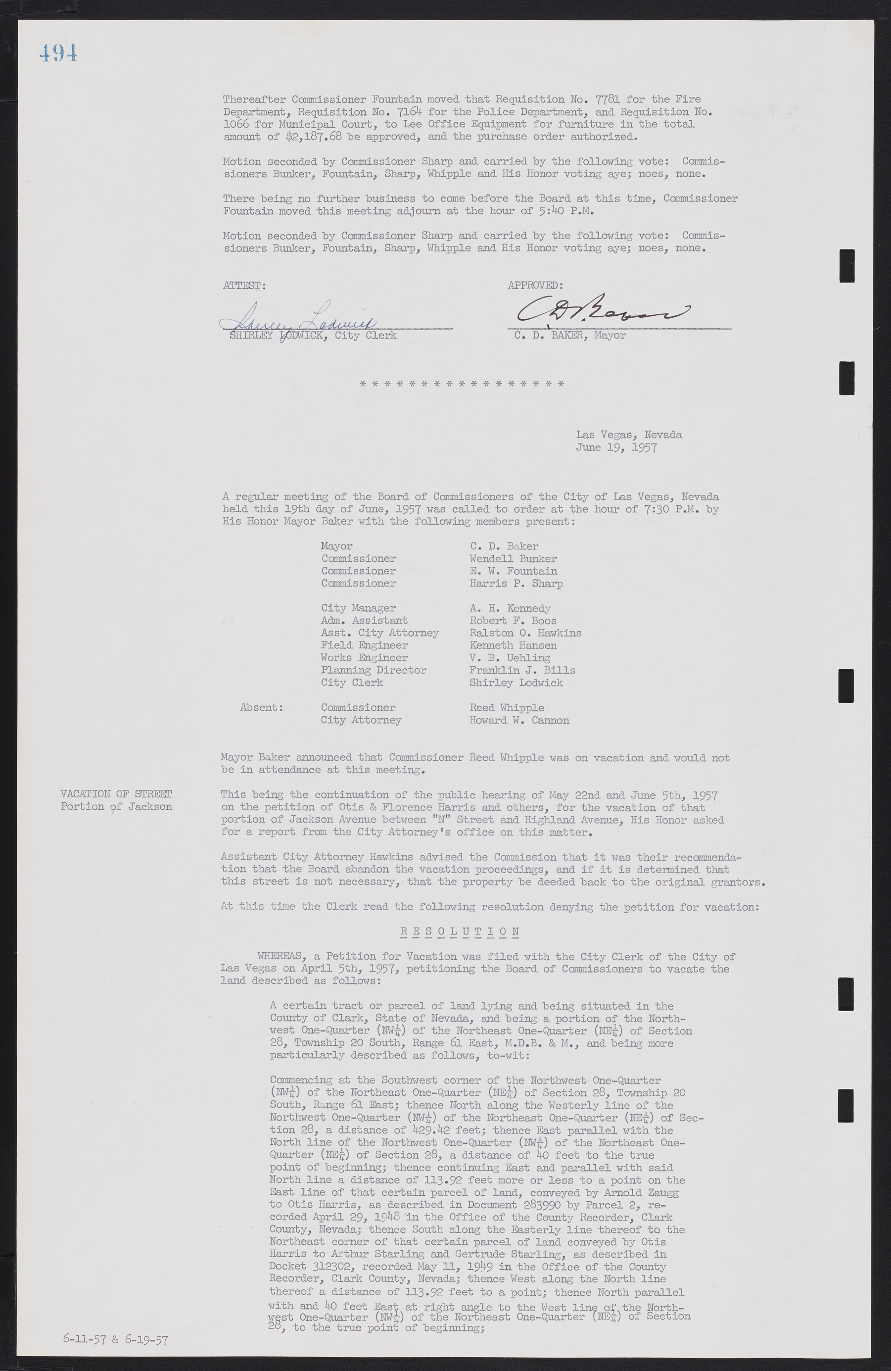 Las Vegas City Commission Minutes, September 21, 1955 to November 20, 1957, lvc000010-514