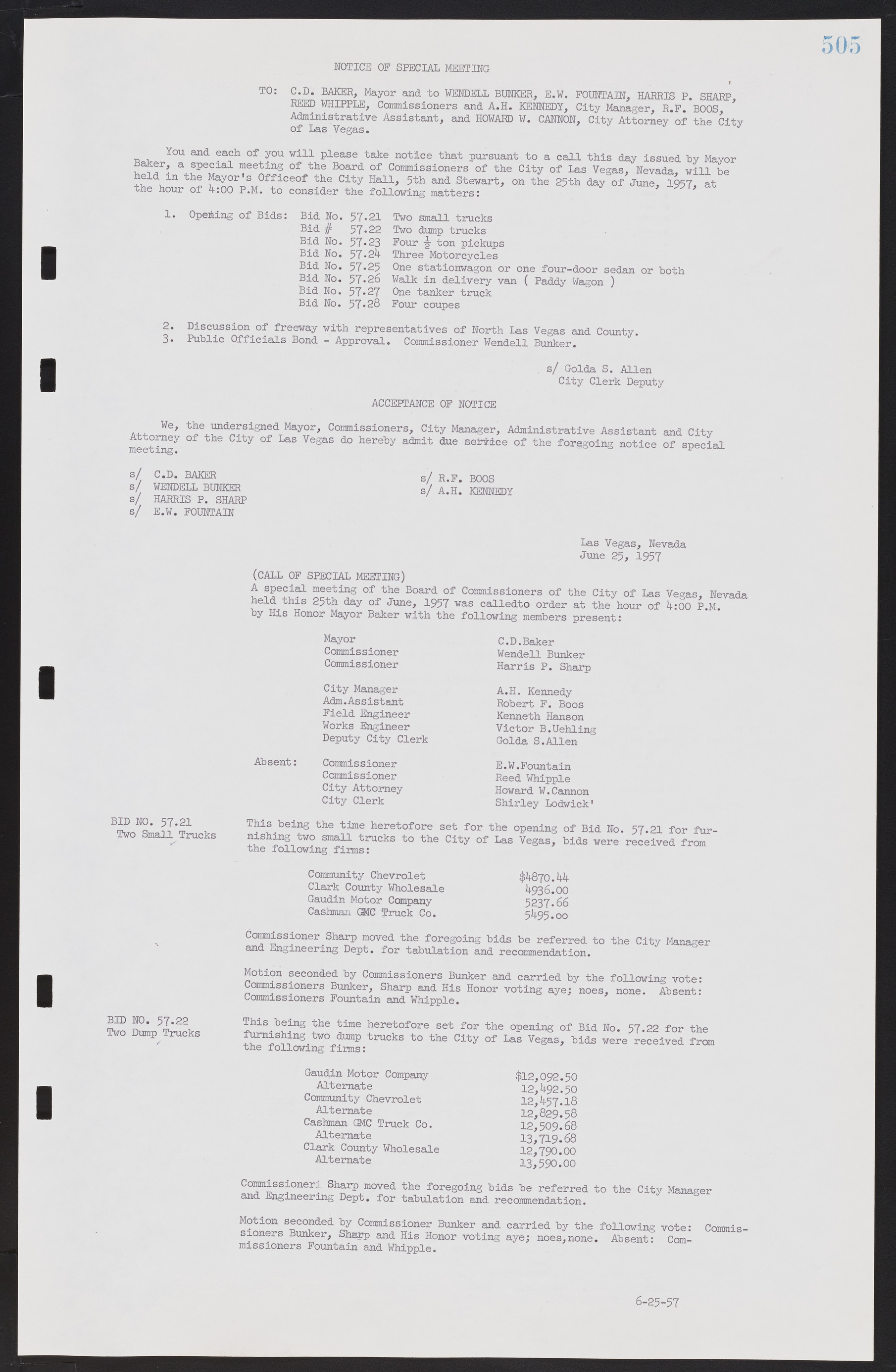 Las Vegas City Commission Minutes, September 21, 1955 to November 20, 1957, lvc000010-525