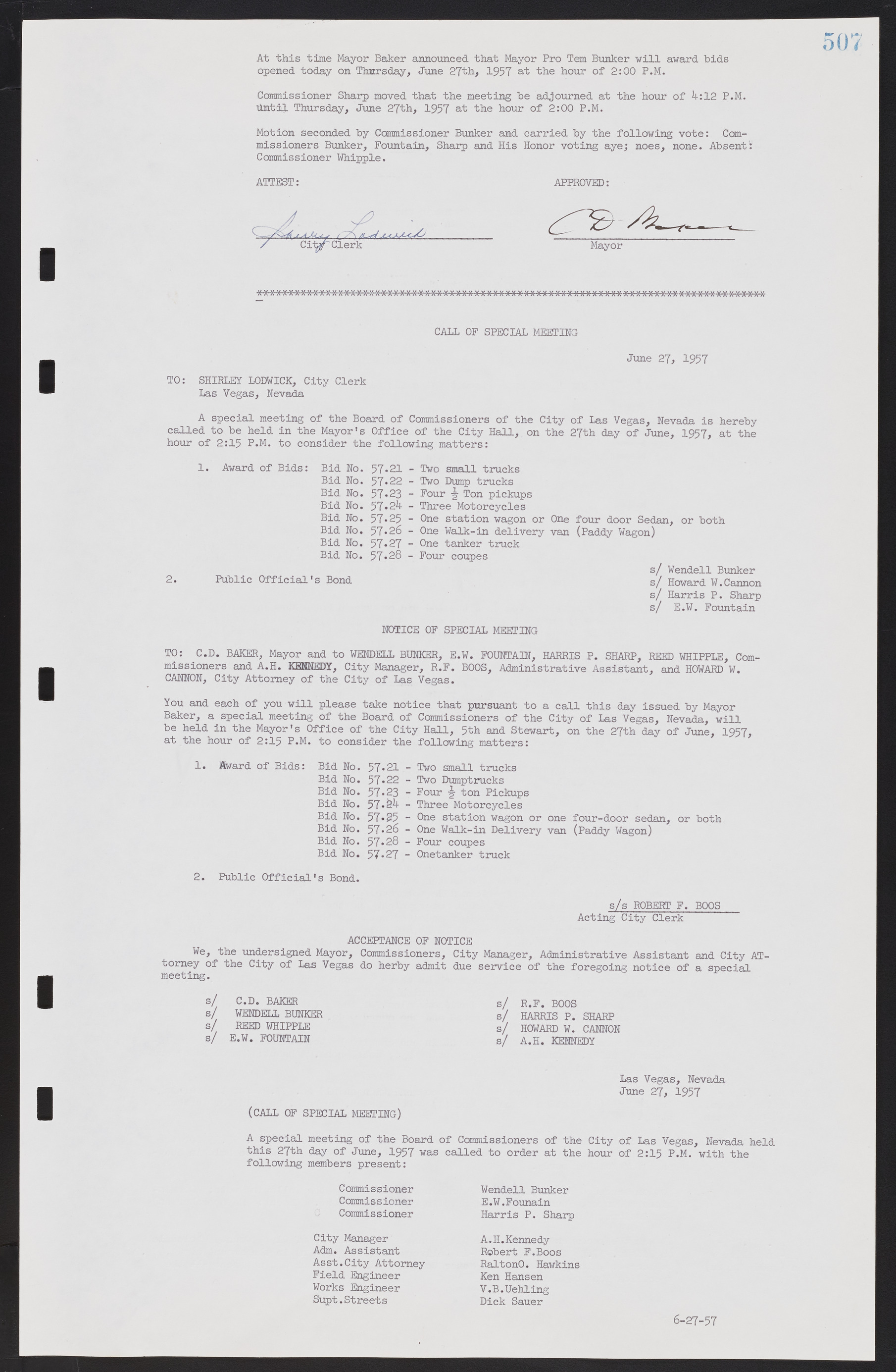 Las Vegas City Commission Minutes, September 21, 1955 to November 20, 1957, lvc000010-527