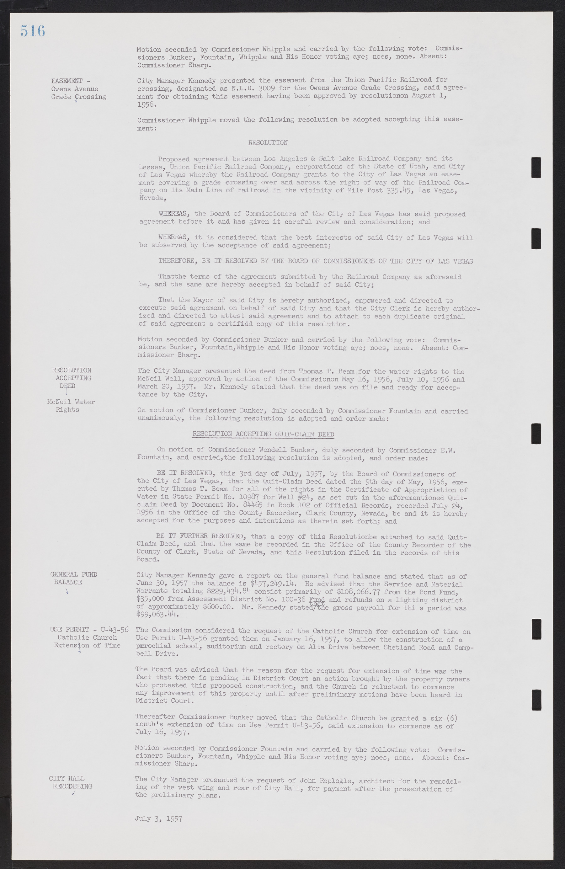 Las Vegas City Commission Minutes, September 21, 1955 to November 20, 1957, lvc000010-536