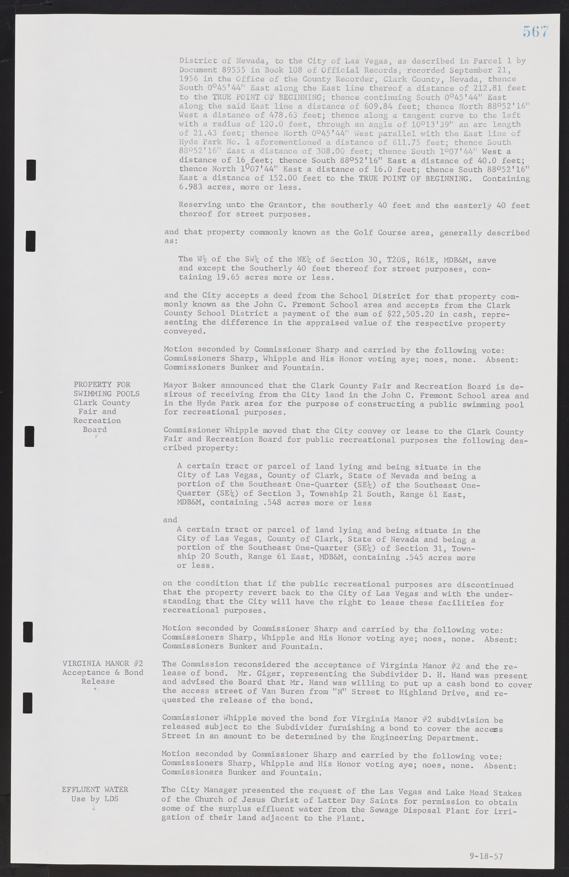 Las Vegas City Commission Minutes, September 21, 1955 to November 20, 1957, lvc000010-587