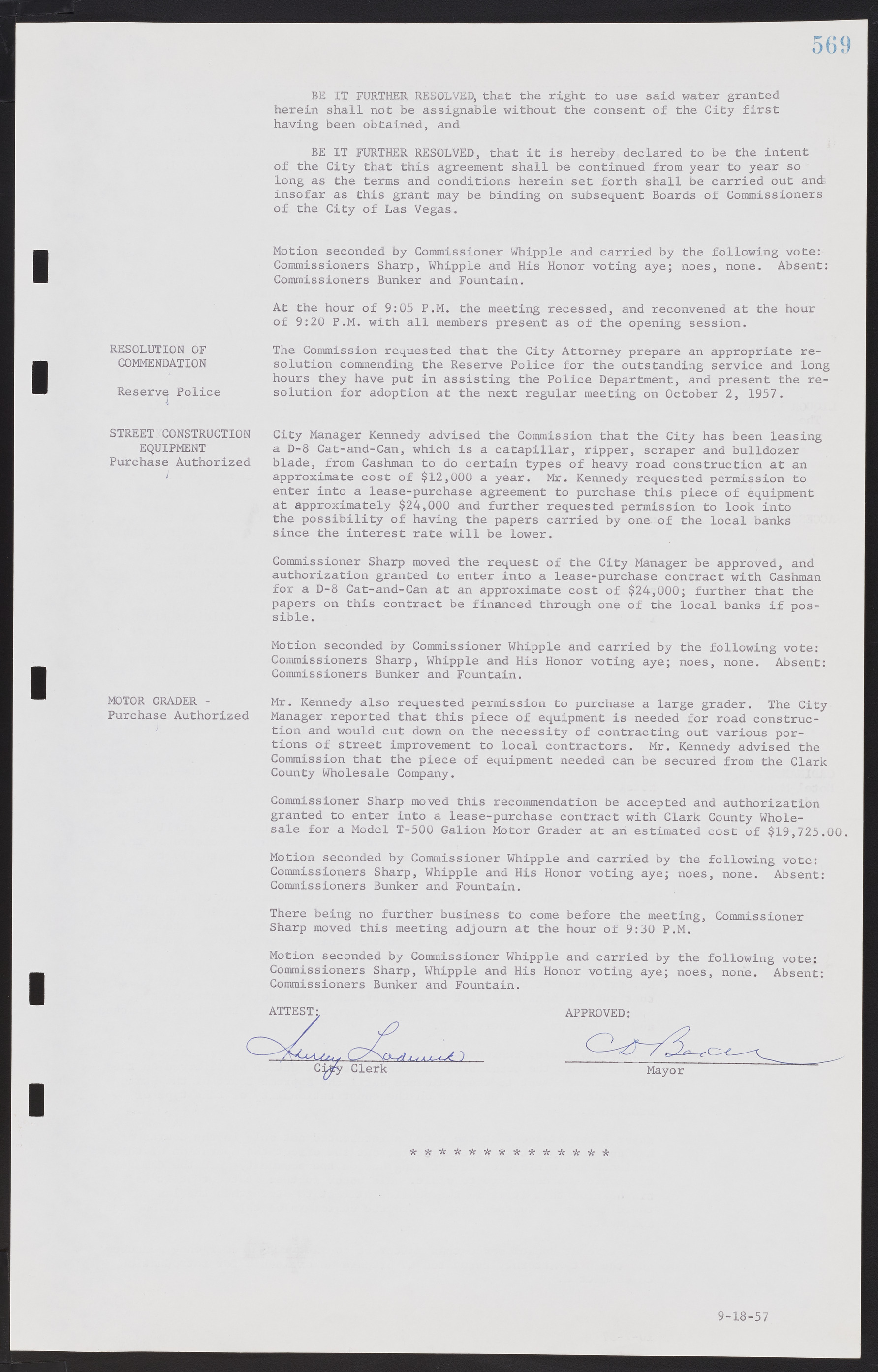 Las Vegas City Commission Minutes, September 21, 1955 to November 20, 1957, lvc000010-589